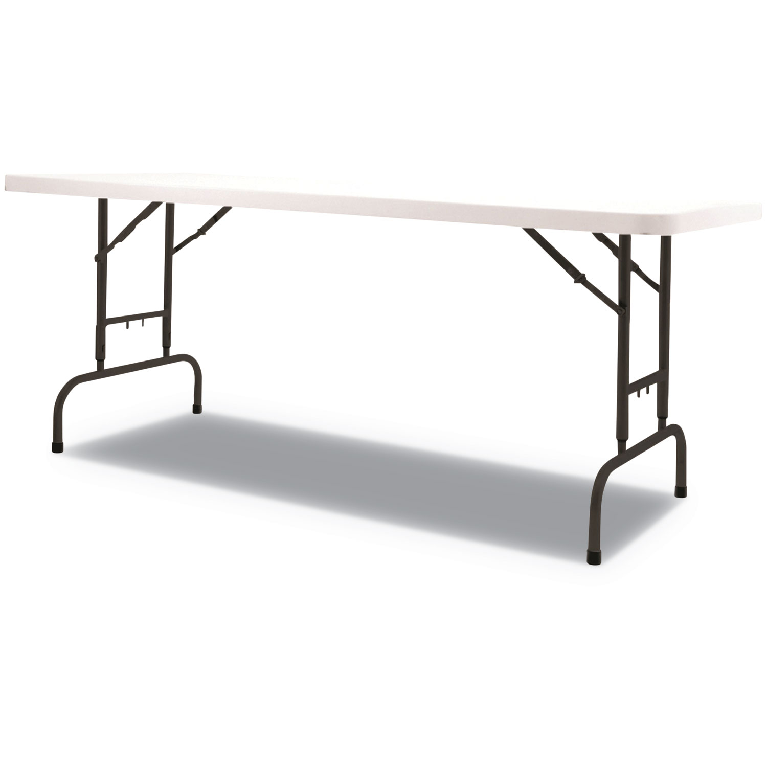  Alera ALEPT72AHW Adjustable Height Plastic Folding Table, 72w x 29 5/8d x 29 1/4 to 37 1/8h, White (ALEPT72AHW) 
