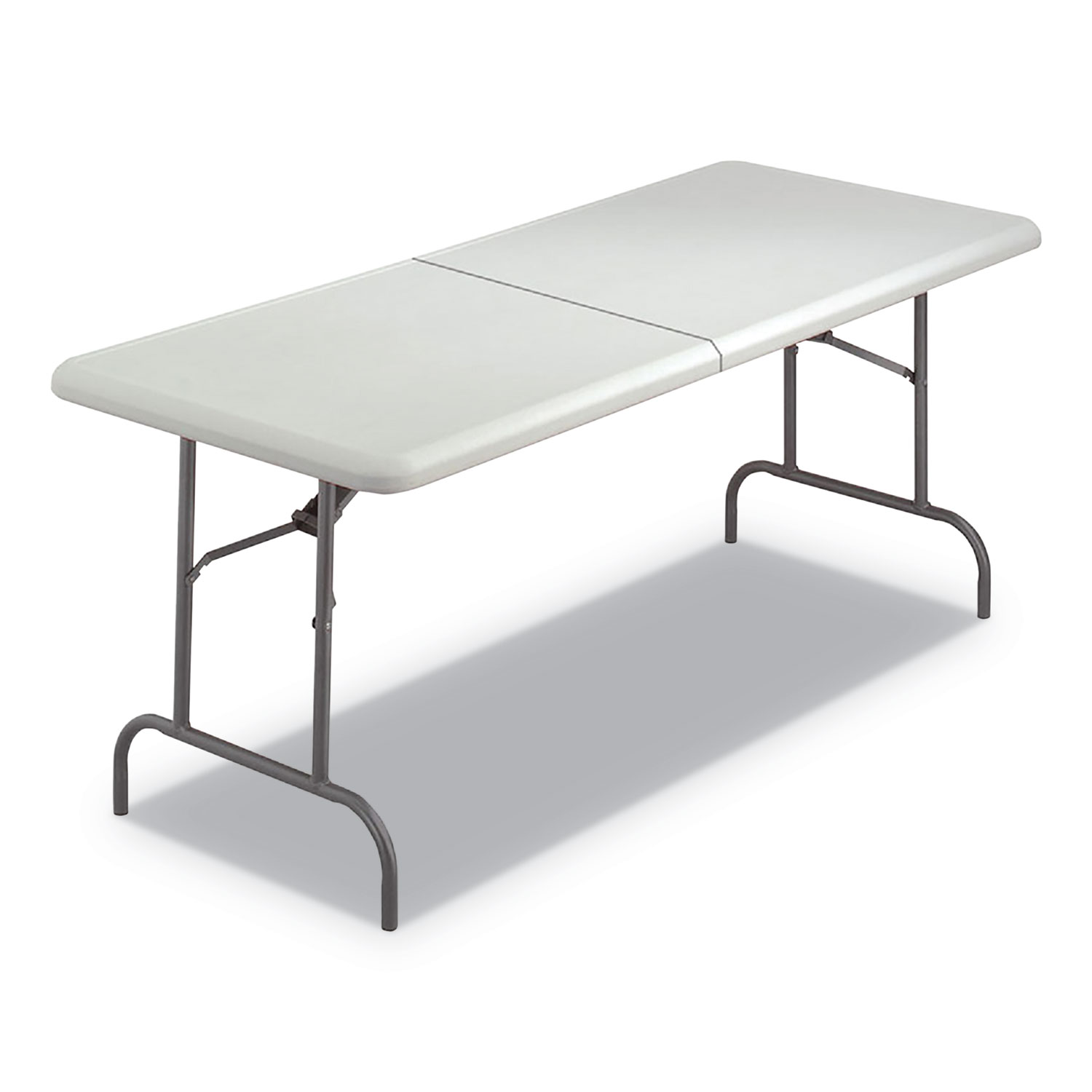  Iceberg 65463 IndestrucTables Too 1200 Series Folding Table, 30w x 72d x 29h, Platinum (ICE65463) 