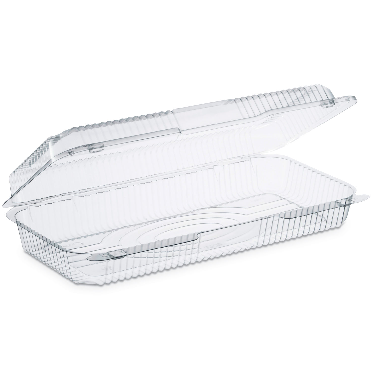  Dart C90UT1 StayLock Clear Hinged Lid Containers, 50.2 oz, 6.8w x 13.4l x 2.6h, 200/Carton (DCCC90UT1) 