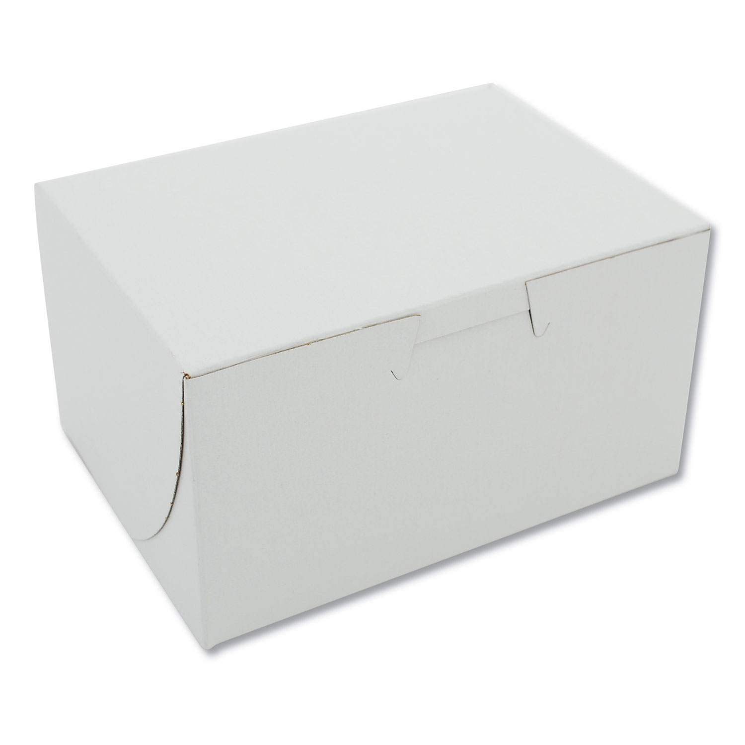 White One-Piece Non-Window Bakery Boxes, 4 x 2 x 5.5, White, Paper, 250/Carton