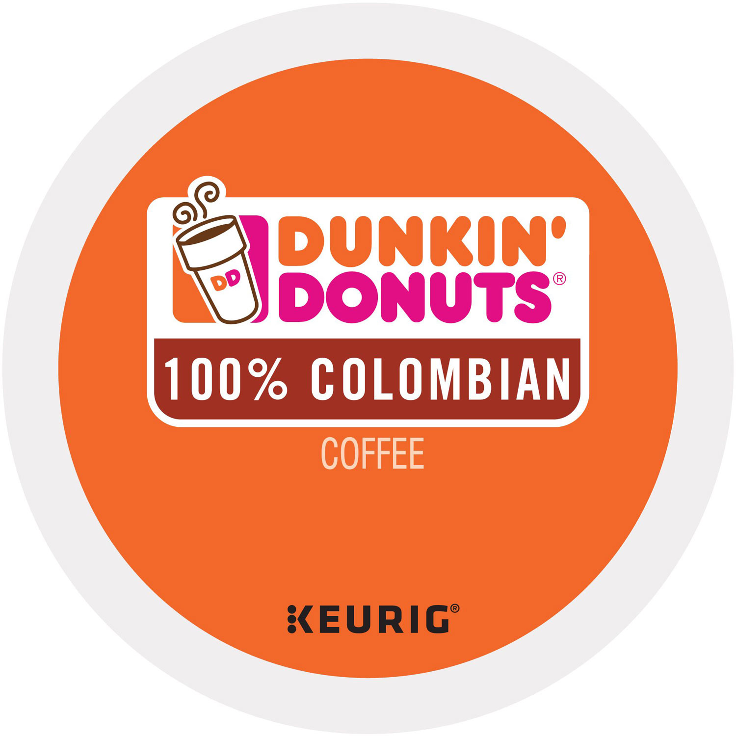  Dunkin Donuts 7594 K-Cup Pods, Colombian, K-Cup, 24/BX (GMT7594) 