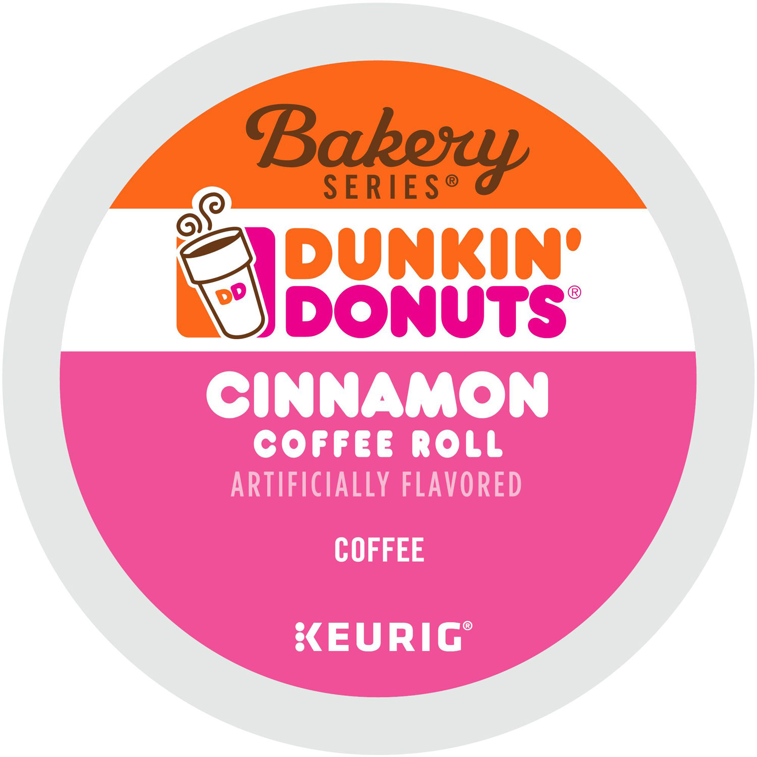  Dunkin Donuts 7595 K-Cup Pods, Cinnamon, K-Cup, 24/BX (GMT7595) 