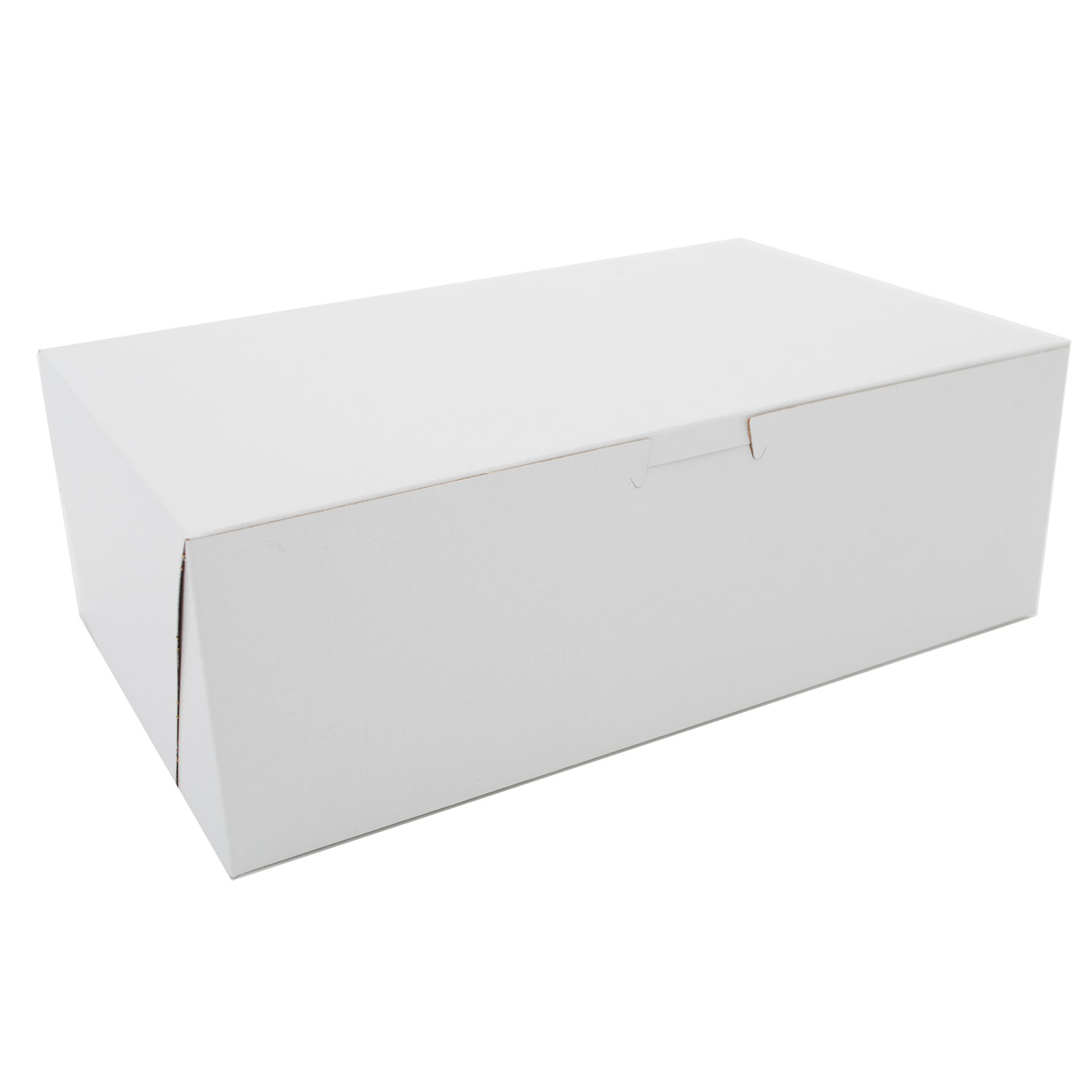 White One-Piece Non-Window Bakery Boxes, 10.75 x 6.75 x 3.63, White, Paper, 250/Carton