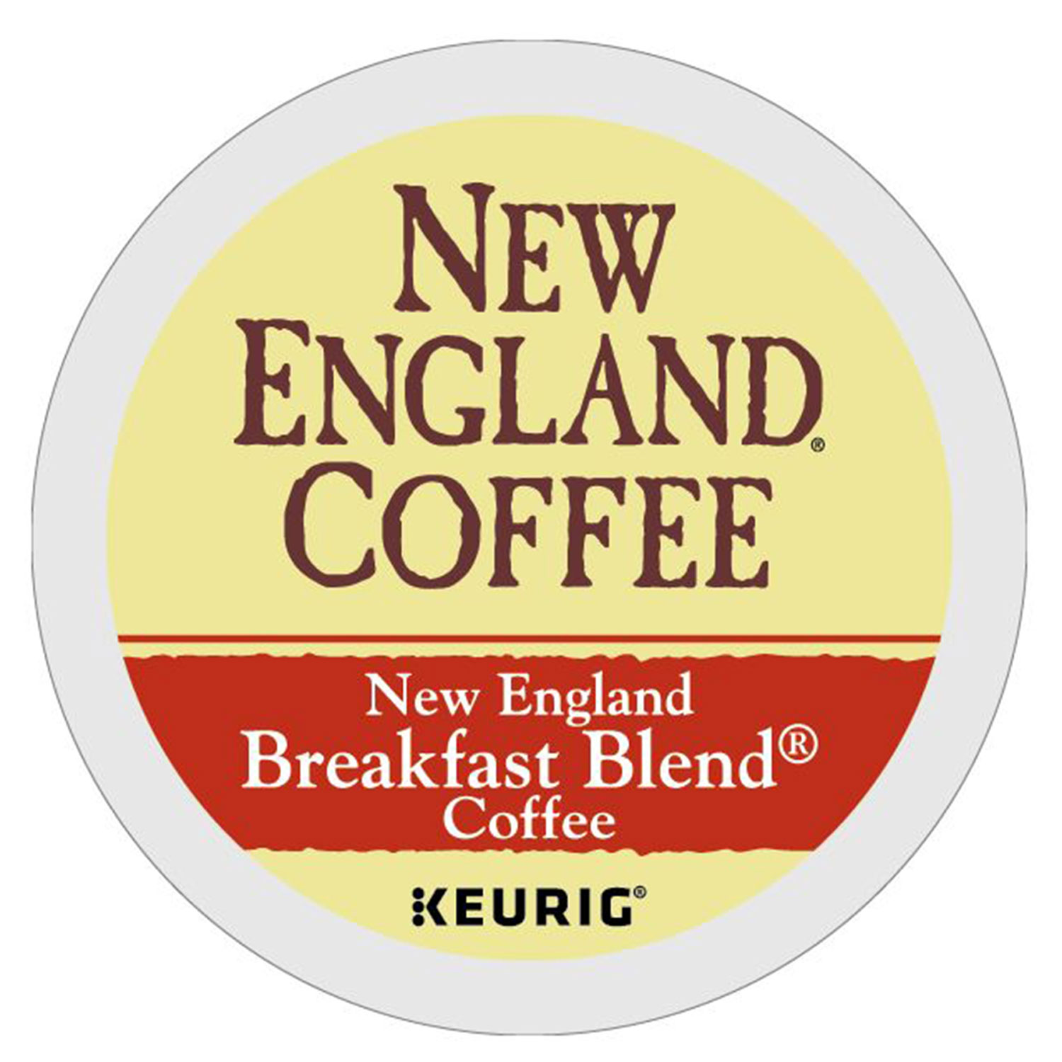  New England Coffee 0036 Breakfast Blend K-Cup Pods, 24/Box (GMT0036) 