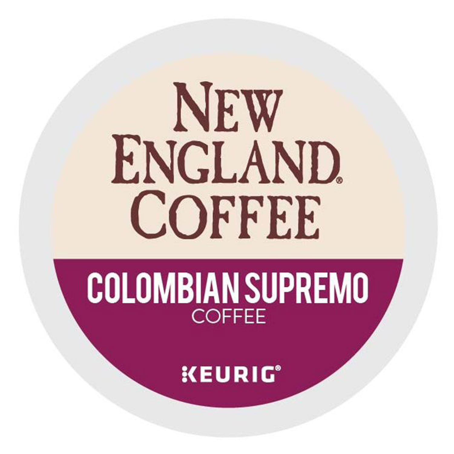  New England Coffee 0037 Colombian Supremo K-Cup Pods, 24/Box (GMT0037) 