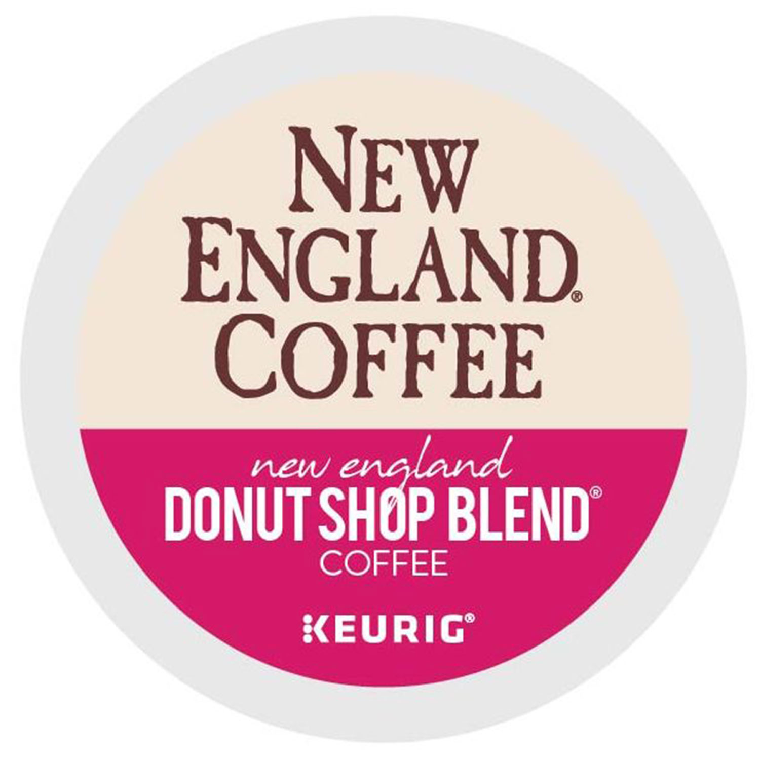  New England Coffee 0038 Donut Shop Blend K-Cup Pods, 24/Box (GMT0038) 