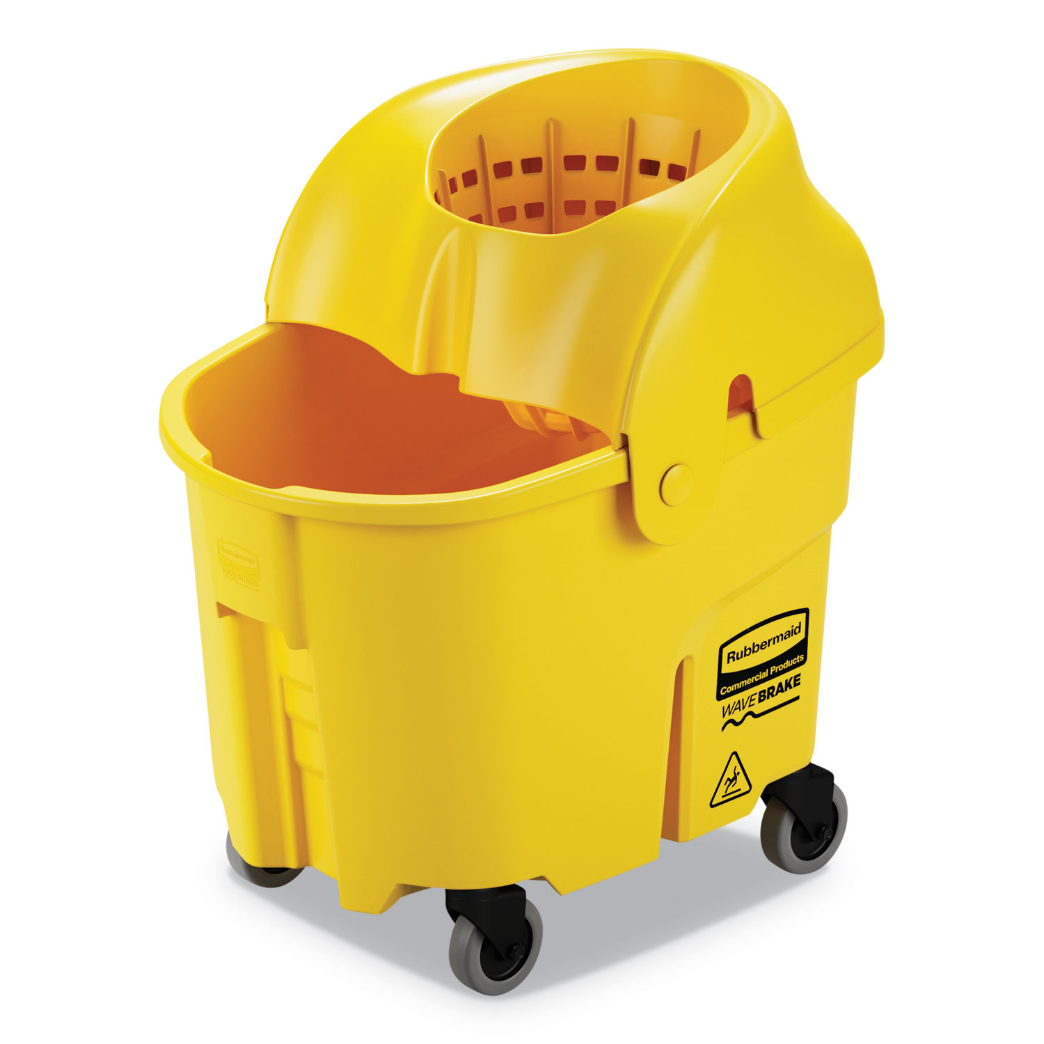 9690404 - OmniFit™ 35qt Mop Bucket Combo - Side Press Wringer & Soiled  Water Insert 35qt - Yellow