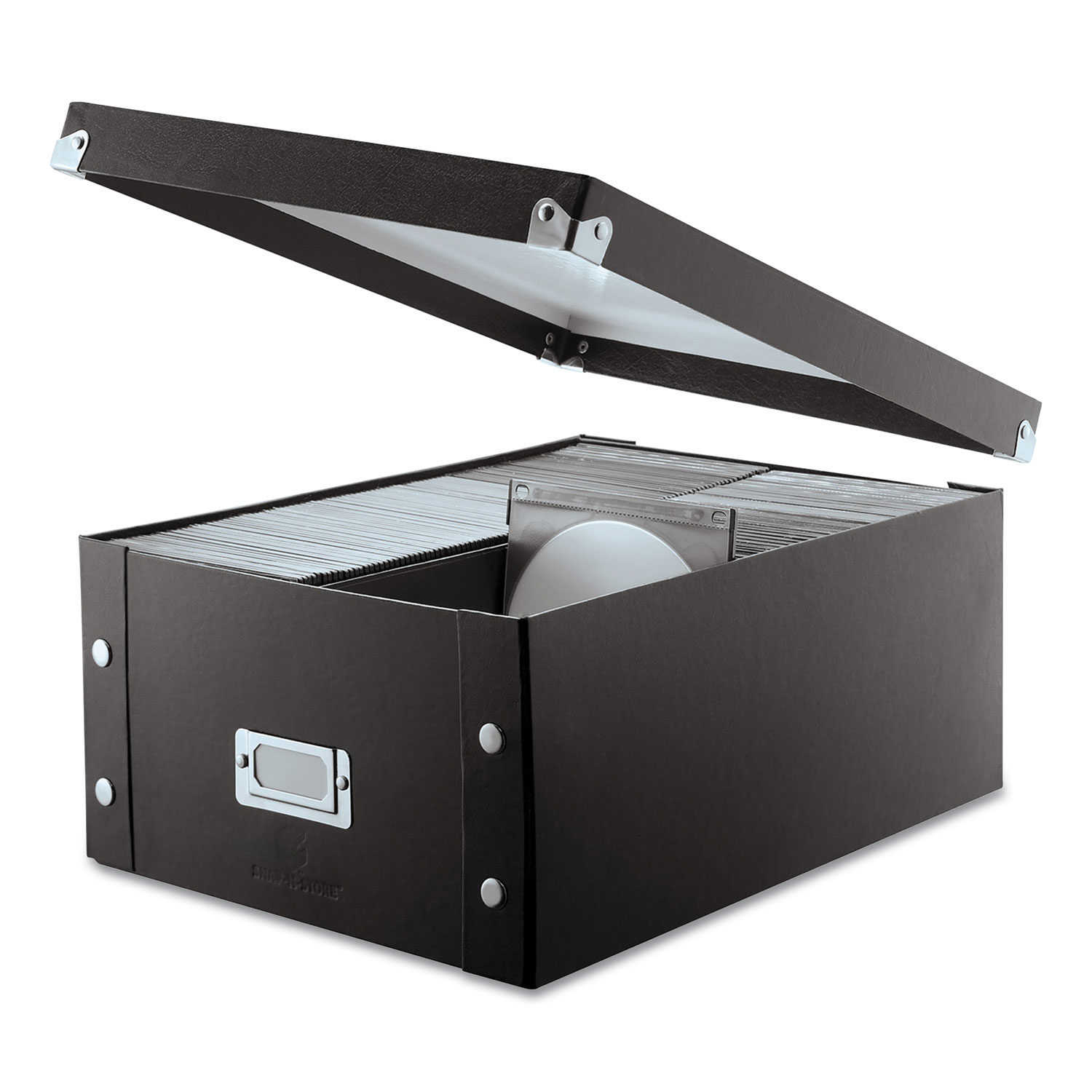  Snap-N-Store SNS01658 Media Storage Box, Holds 120 Slim/60 Standard Cases (IDESNS01658) 