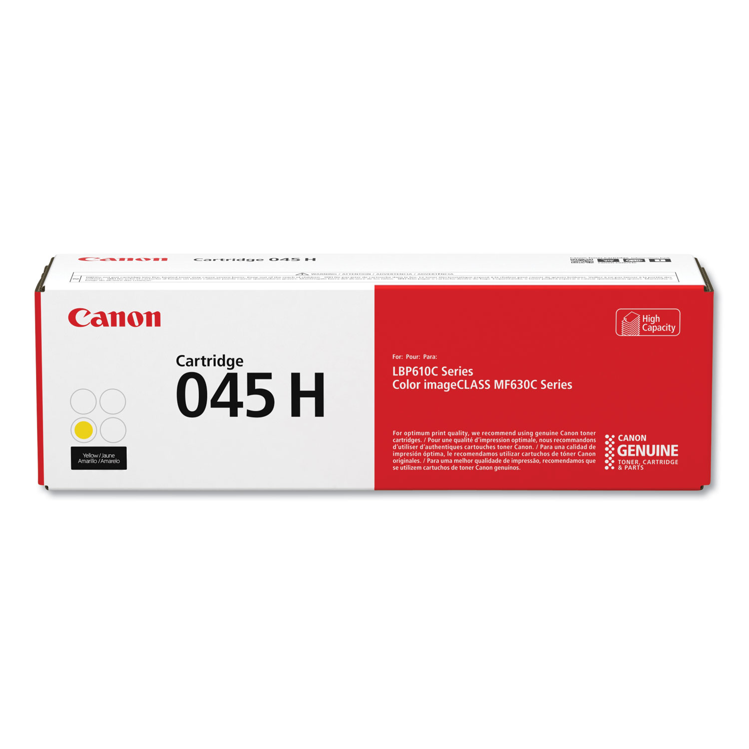  Canon 1243C001 1243C001 (045) High-Yield Toner, 2200 Page-Yield, Yellow (CNM1243C001) 