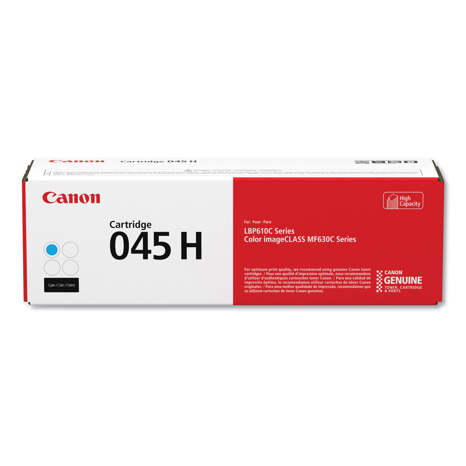  Canon 1245C001 1245C001 (045) High-Yield Toner, 2200 Page-Yield, Cyan (CNM1245C001) 