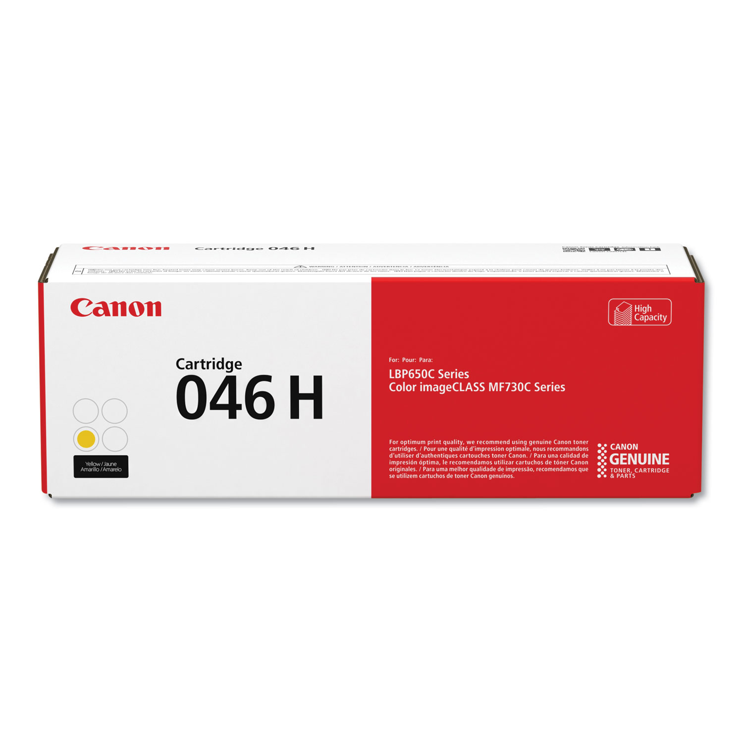  Canon 1251C001 1251C001 (046) High-Yield Toner, 5000 Page-Yield, Yellow (CNM1251C001) 