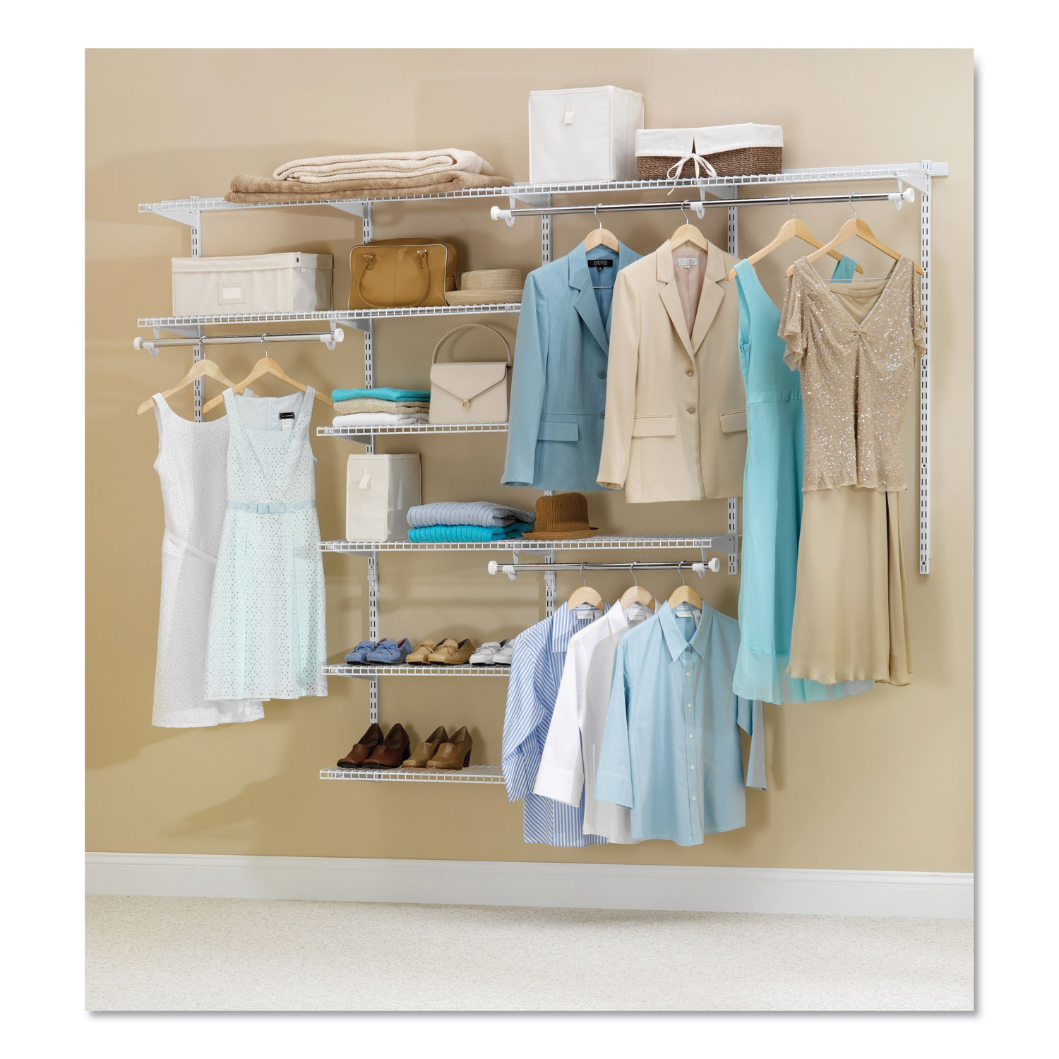Configurations Custom Closet Kit, 9 Shelves, 13.75