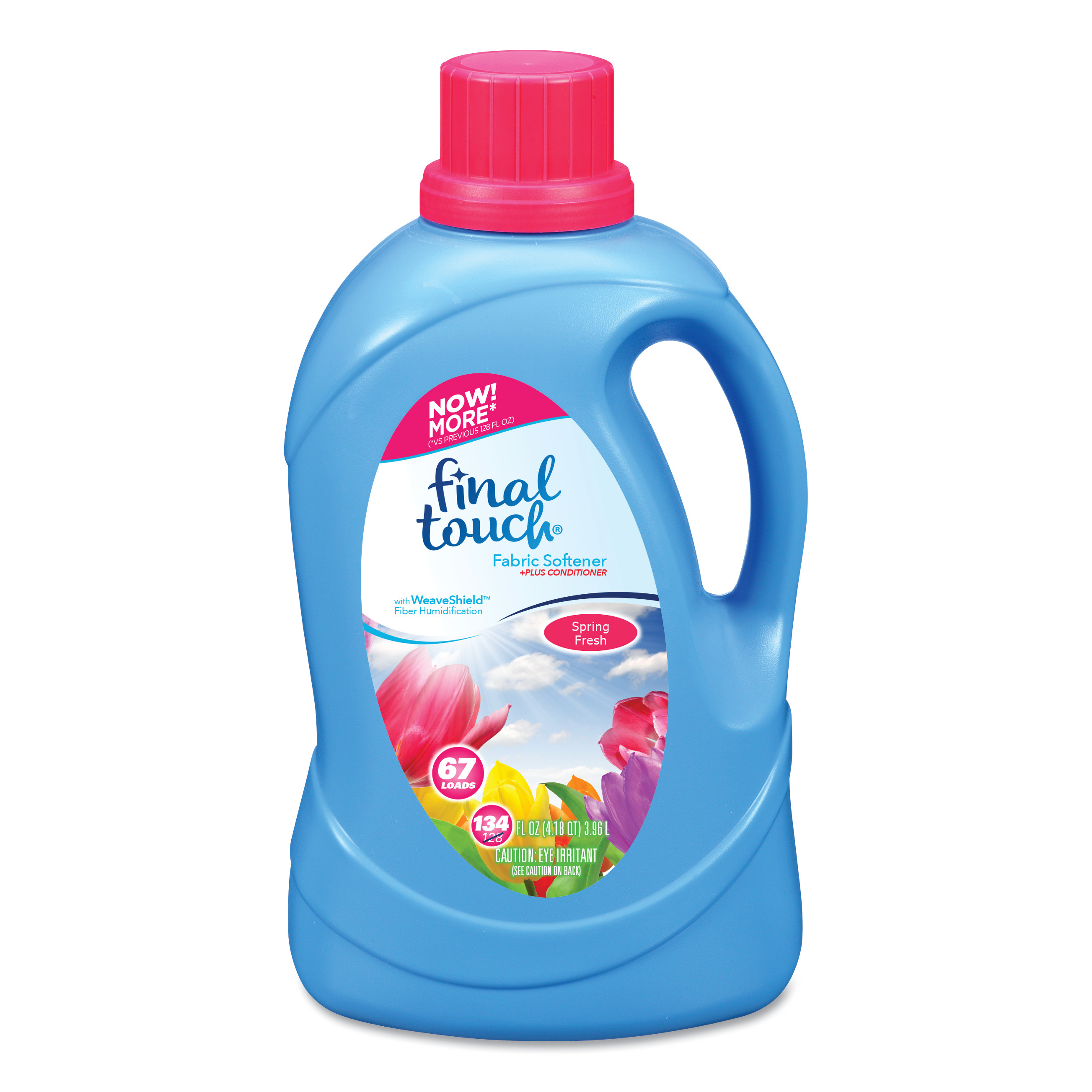  Final Touch FINTO37 Scented Fabric Softener, Spring Fresh, 134 oz Bottle, 4/Carton (PBCFINTO37) 