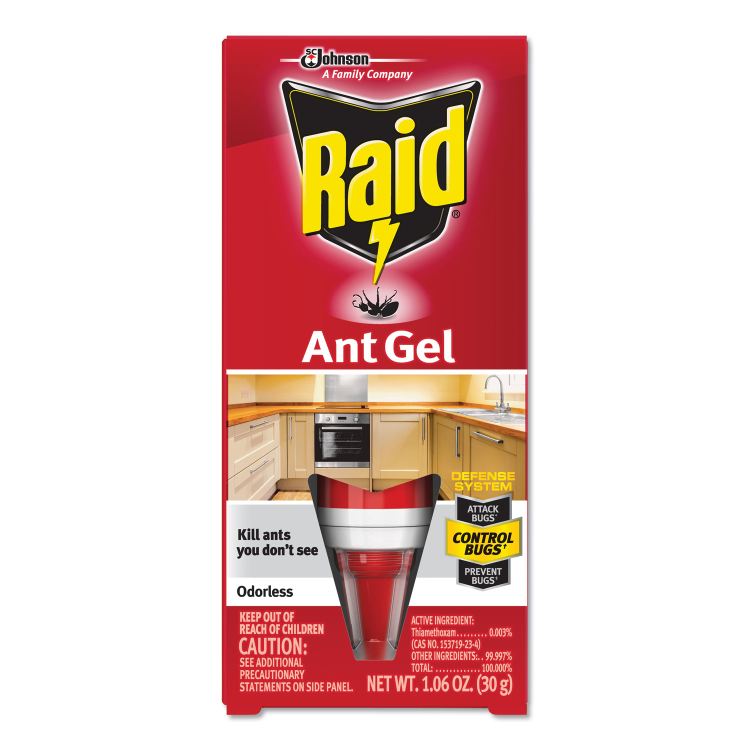  Raid 697326 Ant Gel, 1.06 oz, Tube (SJN697326EA) 