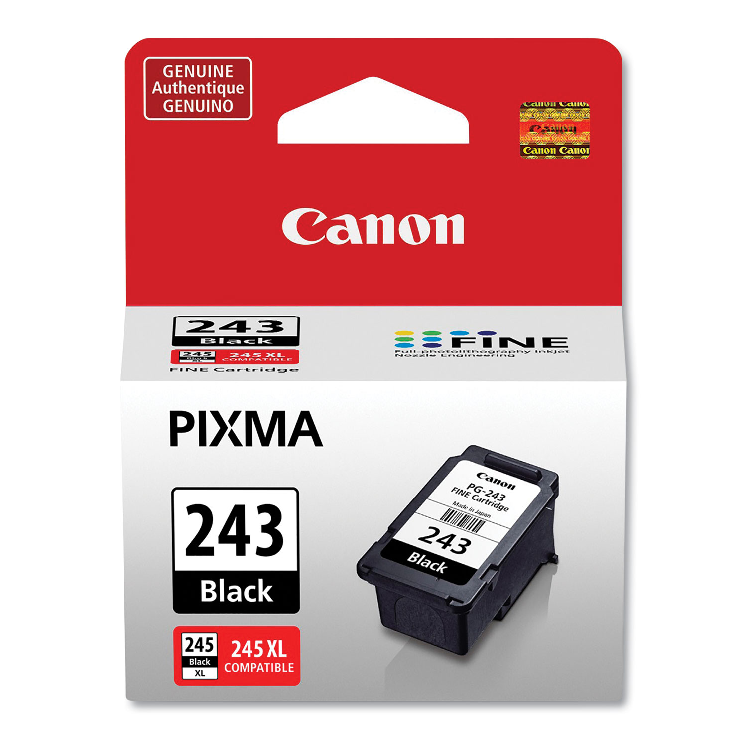  Canon 1287C001 1287C001 (PG-243) Ink, Black (CNM1287C001) 