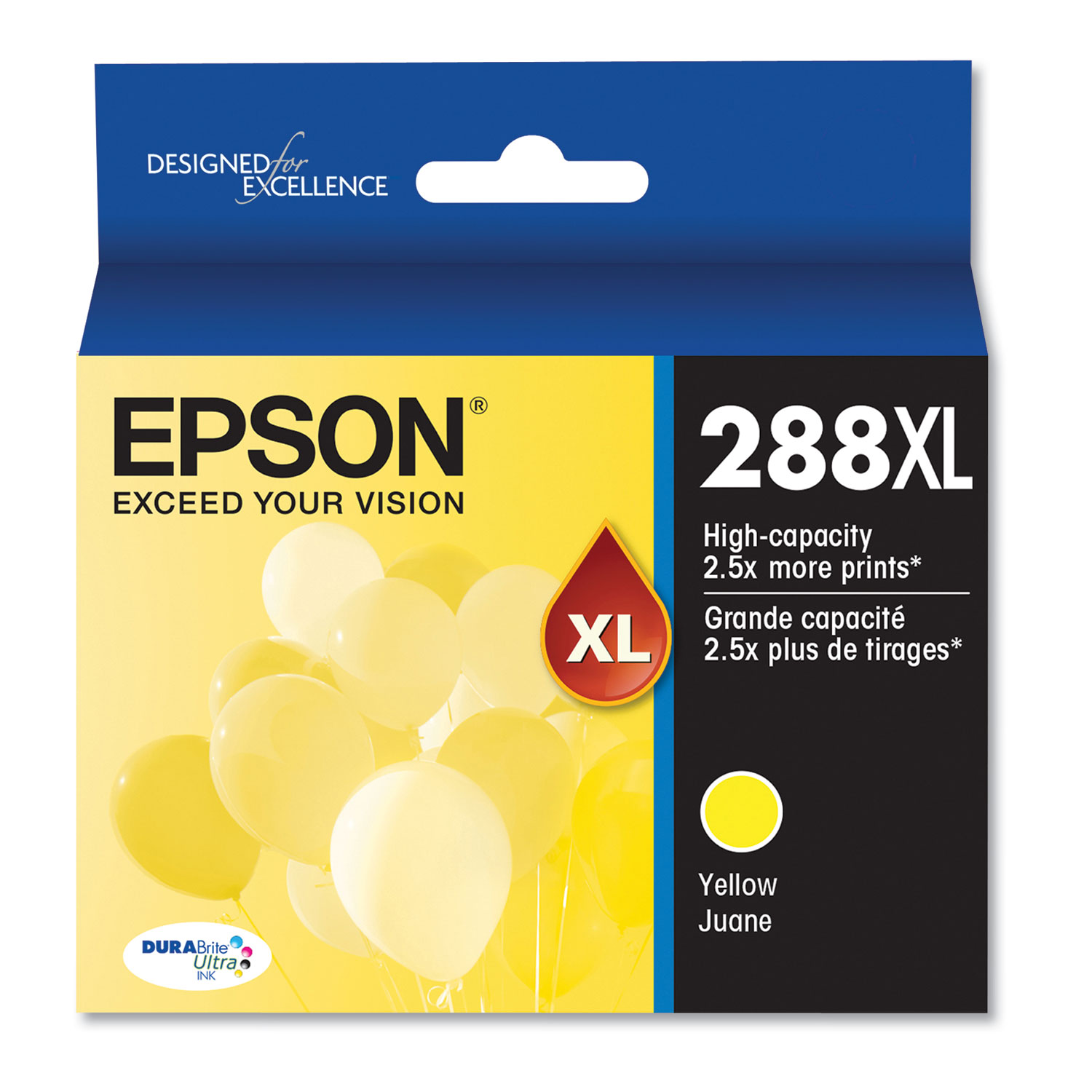  Epson T288XL420-S T288XL420S (T288XL) DURABrite Ultra High-Yield Ink, 450 Page-Yield, Yellow (EPST288XL420S) 