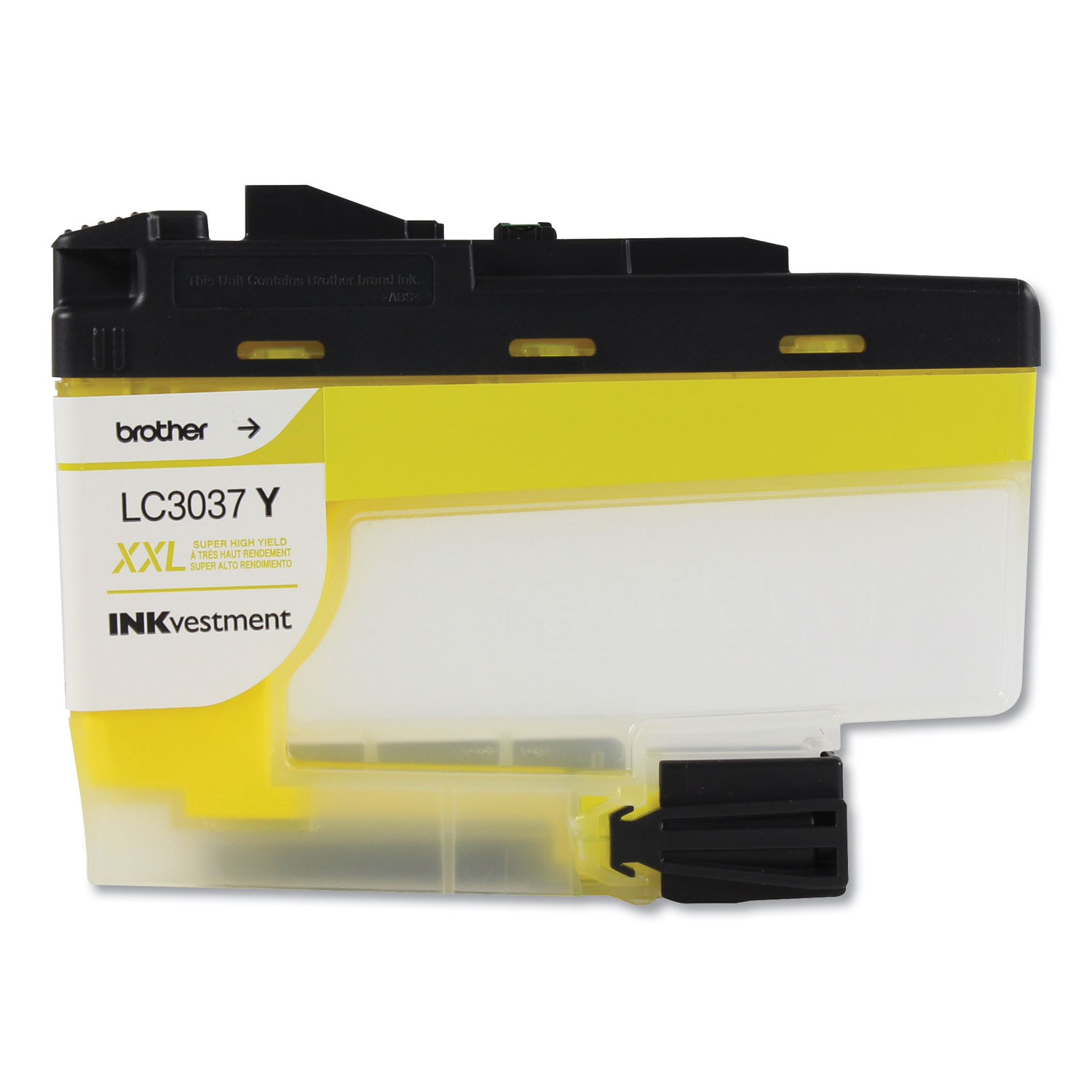  Brother LC3037Y LC3037Y INKvestment Super High-Yield Ink, 1500 Page-Yield, Yellow (BRTLC3037Y) 