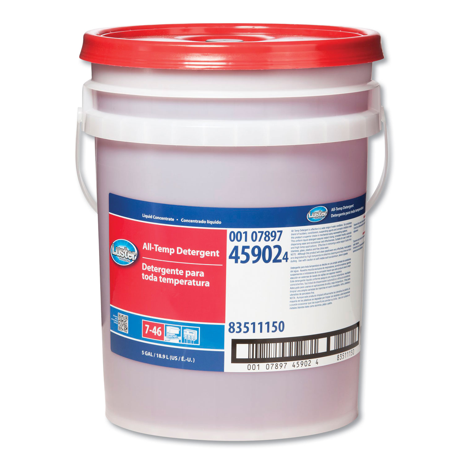 All-Temp Detergent, Mild Scent, 5 gal Pail