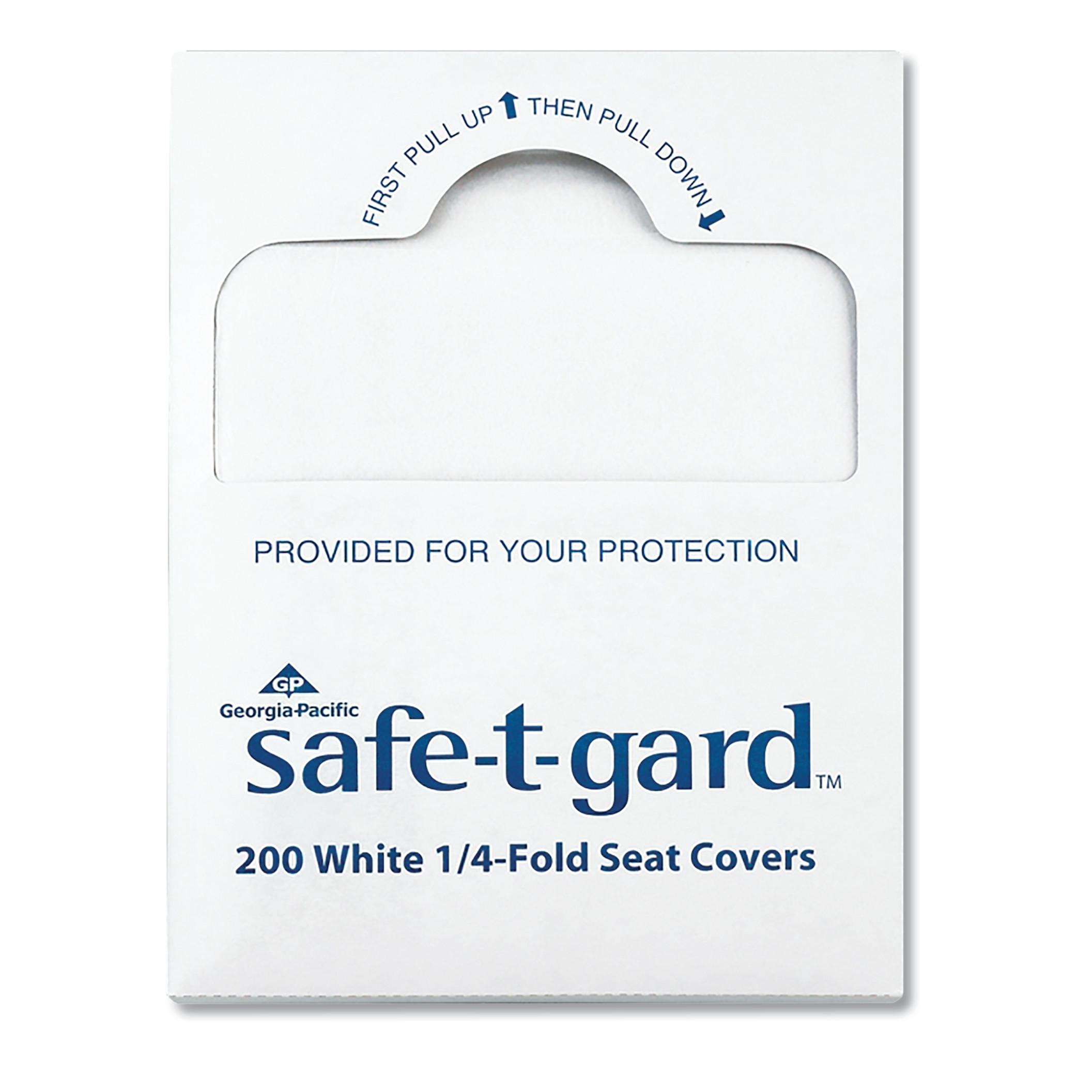  Georgia Pacific Professional 47047 Seat Covers Safe-T-Gard, 17 x 14.5 White, 25/Carton (GPC47047) 