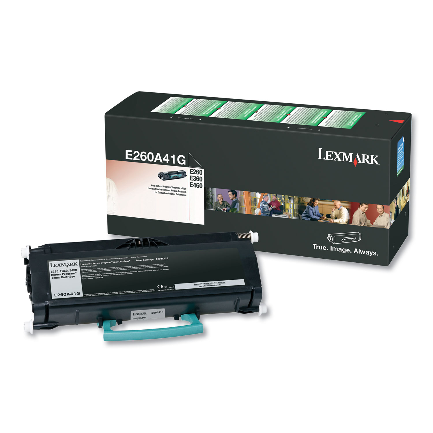  Lexmark E260A41G E260A41G (E260) Return Program Toner, 3500 Page-Yield, Black (LEXE260A41G) 