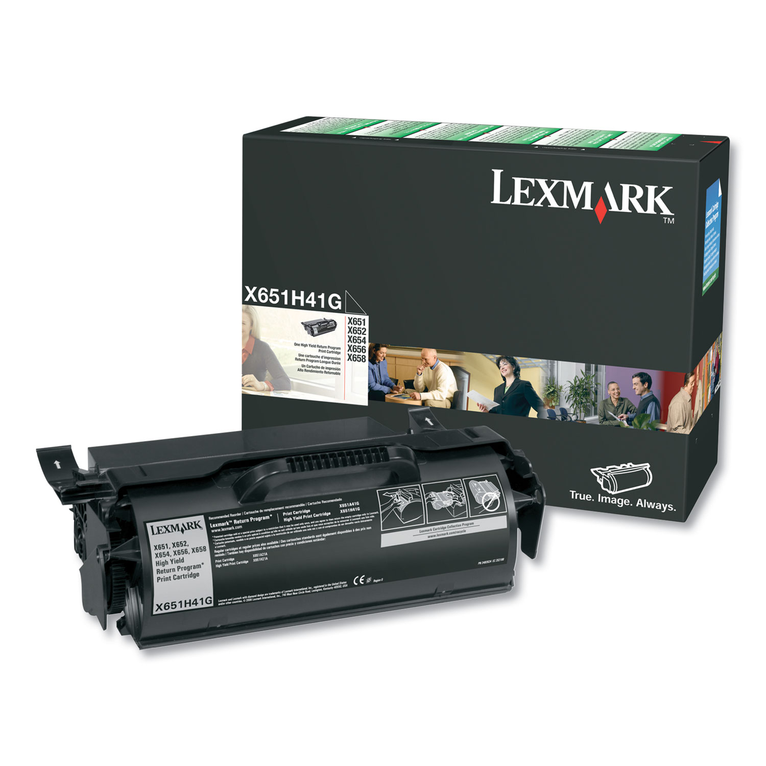  Lexmark X651H41G X651H41G (X651) Return Program High-Yield Toner, Black (LEXX651H41G) 