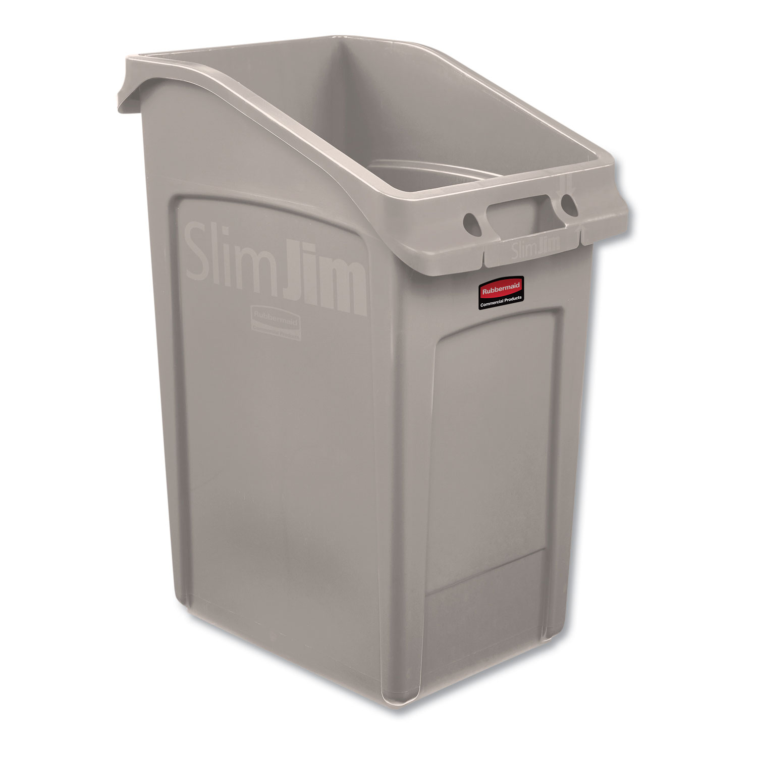  Rubbermaid Commercial 2026724 Slim Jim Under-Counter Container, 23 gal, Polyethylene, Beige (RCP2026724) 