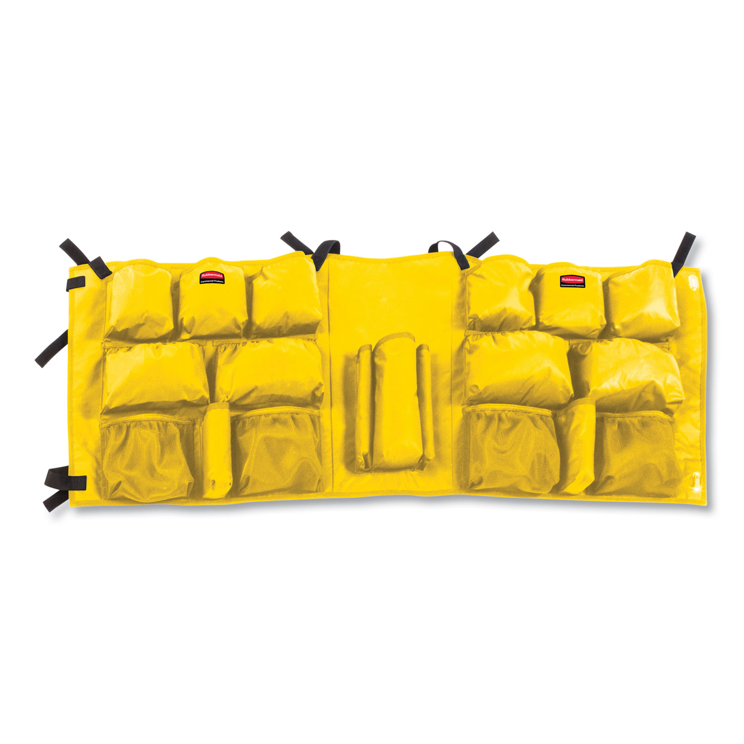  Rubbermaid Commercial 2032951 Slim Jim Caddy Bag, 19 Compartments, 10.25w x 19h, Yellow (RCP2032951) 