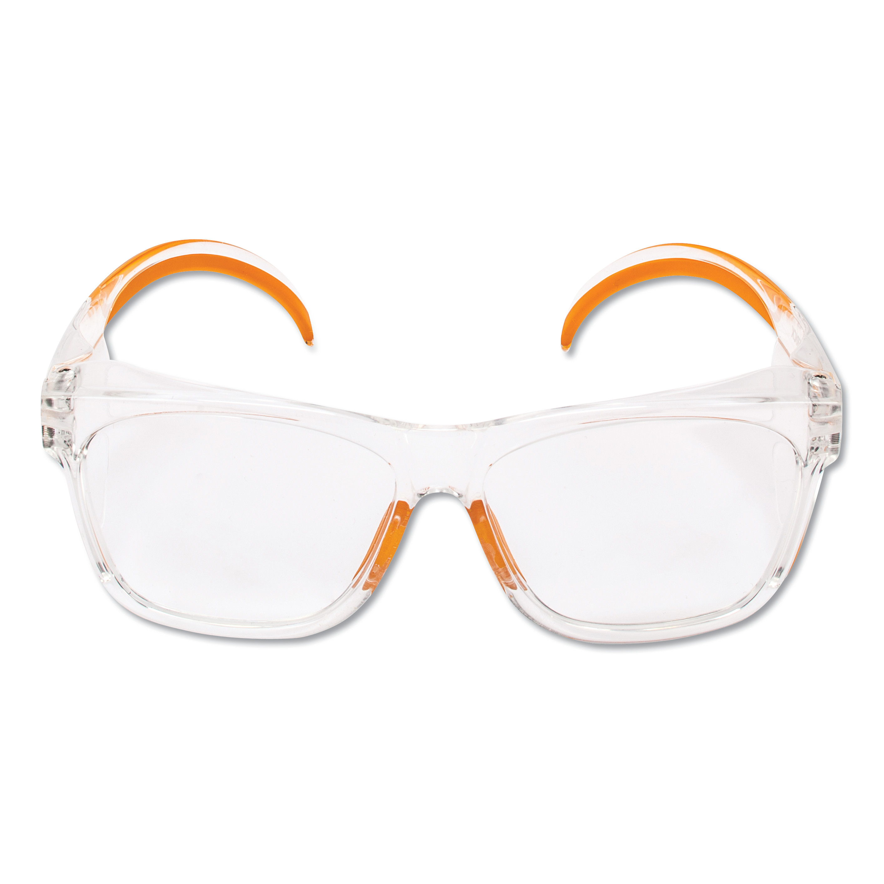 KleenGuard 49301 Maverick Safety Glasses, Clear/Orange, Polycarbonate Frame (KCC49301) 