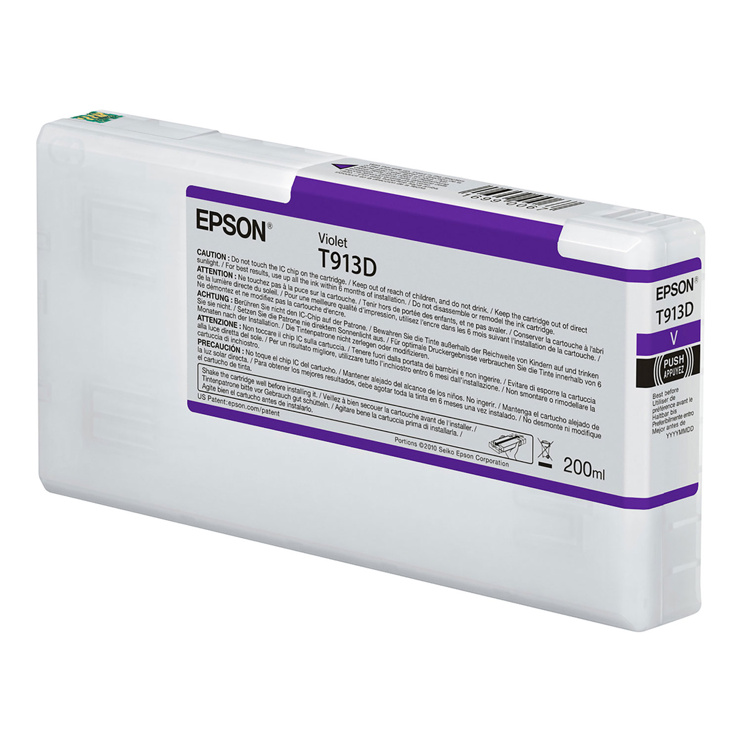 T913D00 (T913) UltraChrome HDX Ink, 200 mL, Violet