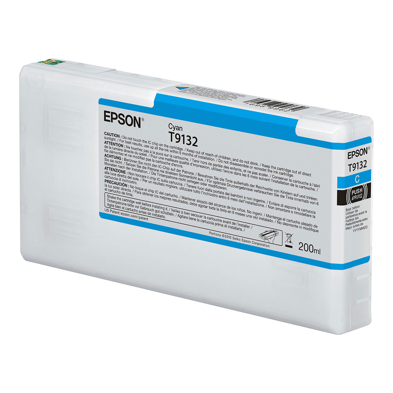 T913200 (T913) UltraChrome HDX Ink, 200 mL, Cyan