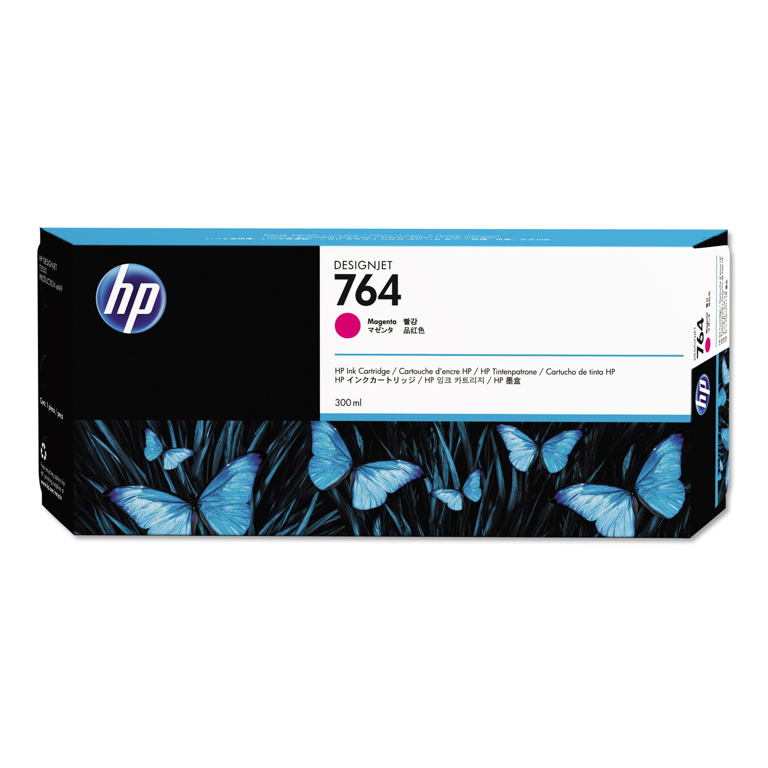 HP 764, (C1Q14A) Magenta Original Ink Cartridge