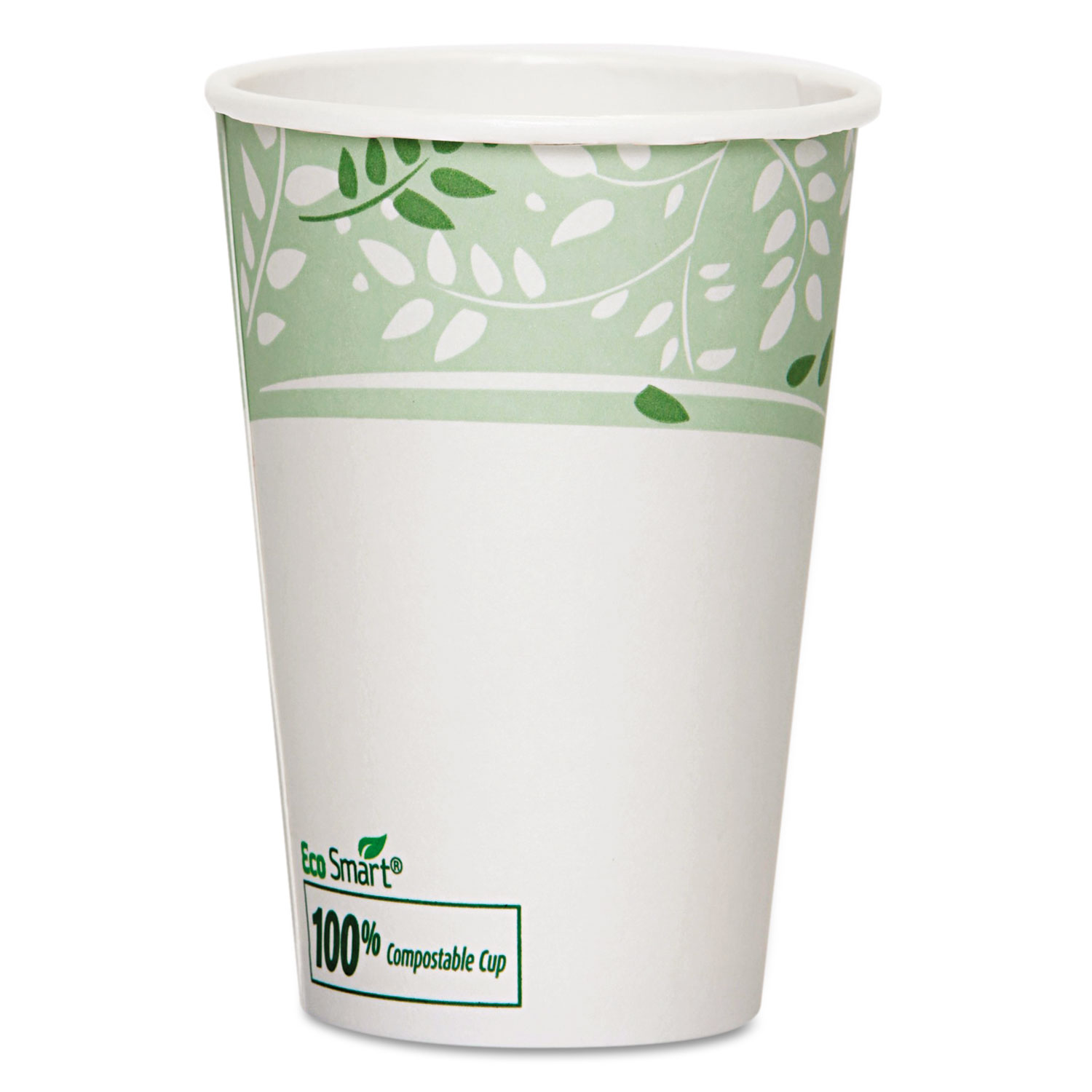  Dixie 2346PLA EcoSmart Hot Cups, Paper w/PLA Lining, Viridian, 16oz, 1000/Carton (DXE2346PLA) 