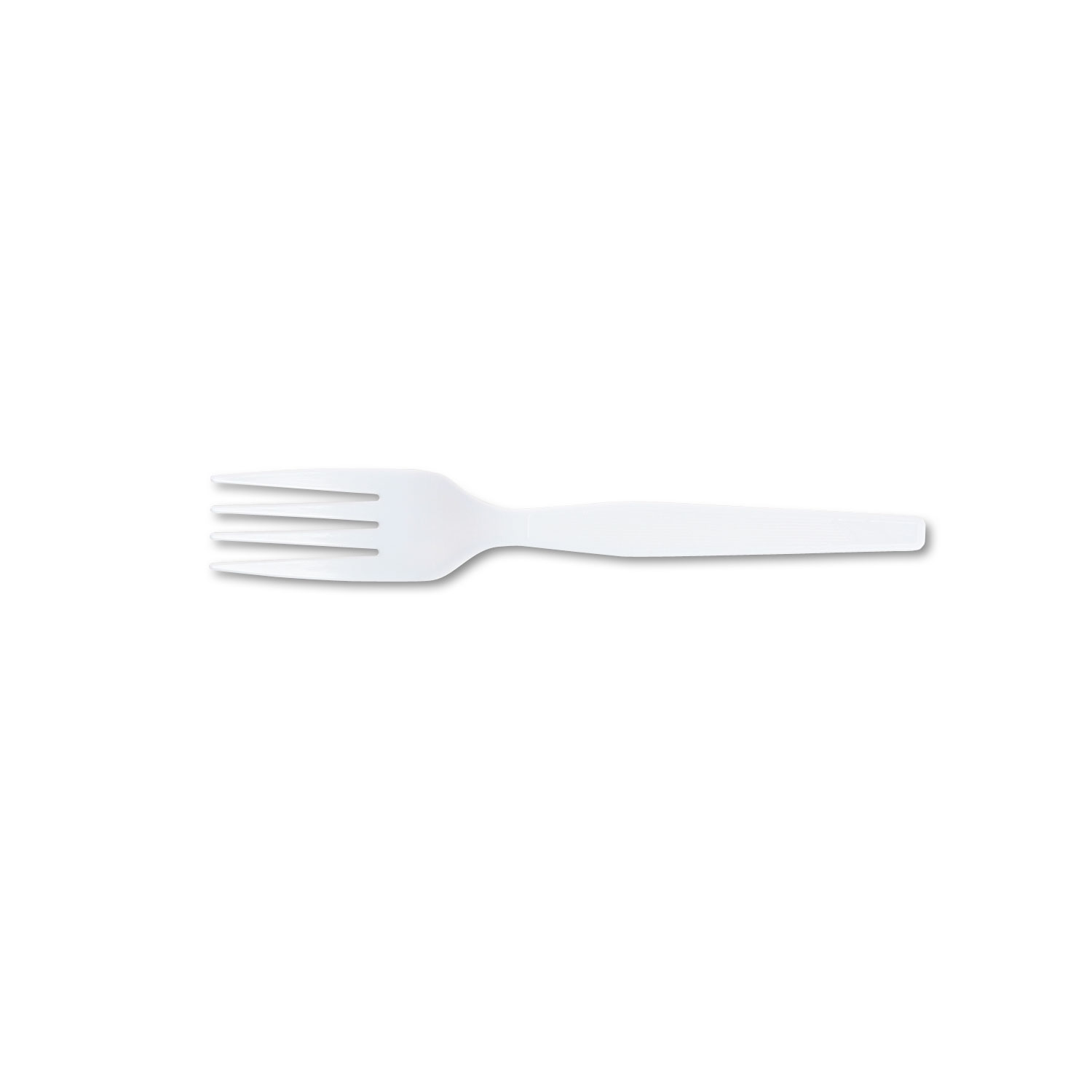  Dixie FM207 Plastic Cutlery, Heavy Mediumweight Fork, 100/Box (DXEFM207) 