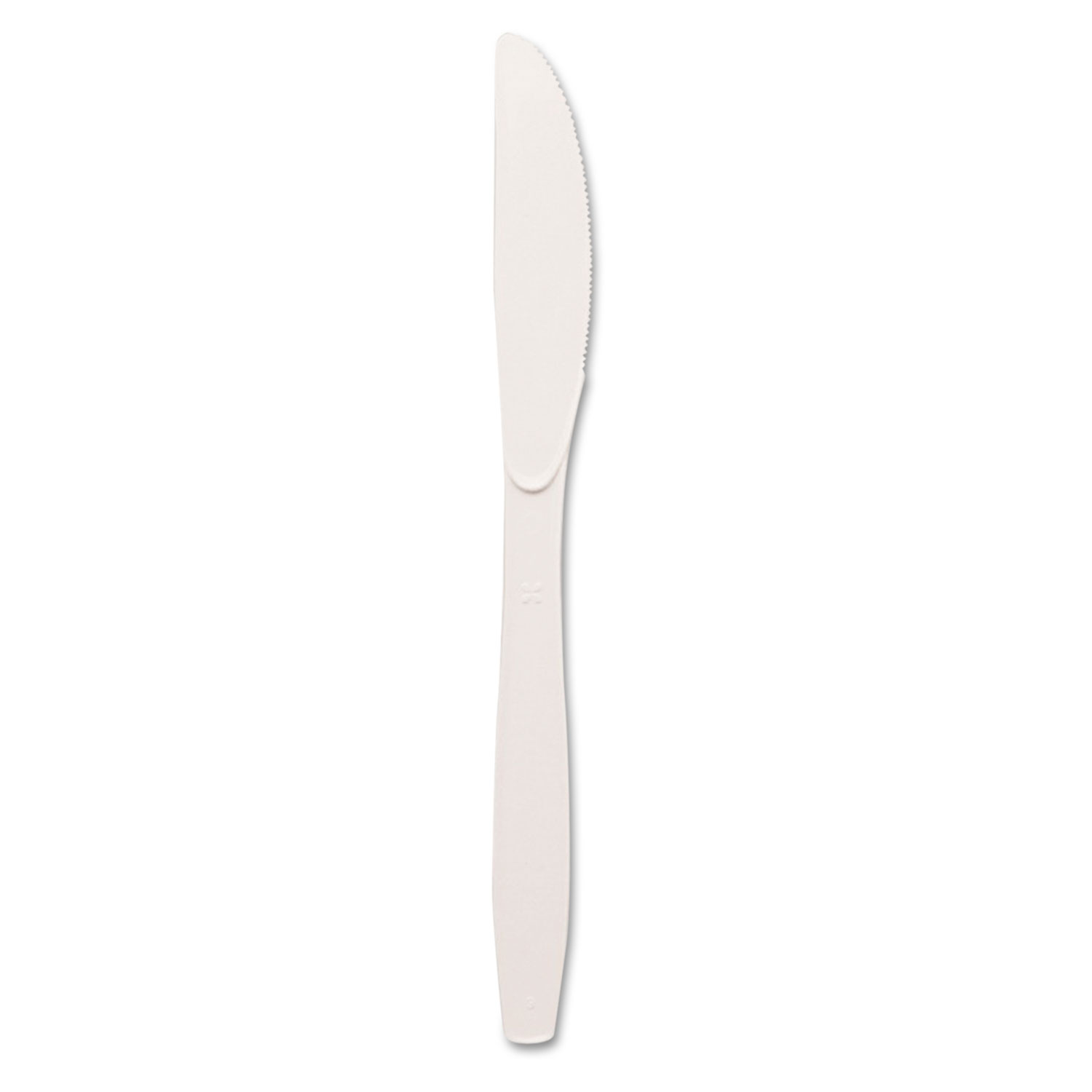 Dixie KM207 Plastic Cutlery, Heavy Mediumweight Knife, 1,000/Carton (DXEKM207CT) 