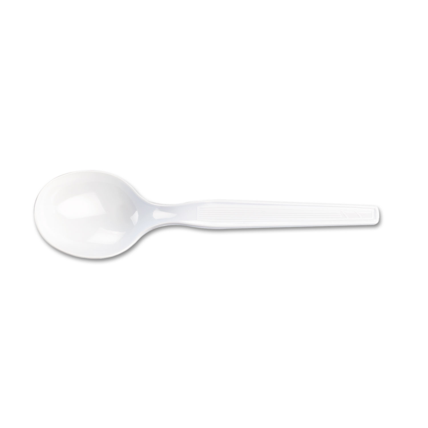  Dixie SM207 Plastic Cutlery, Heavy Mediumweight Soup Spoon, 100/Box (DXESM207) 