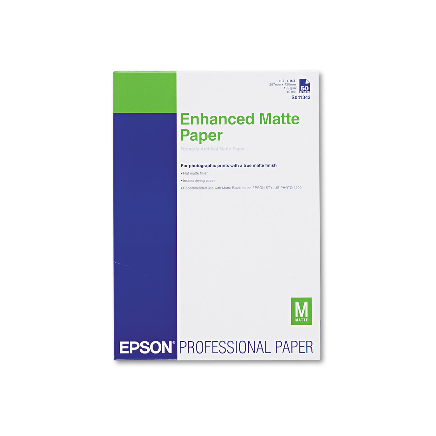 Ultra Premium Matte Presentation Paper, 10 mil, 11.75 x 16.5, White, 50/Pack