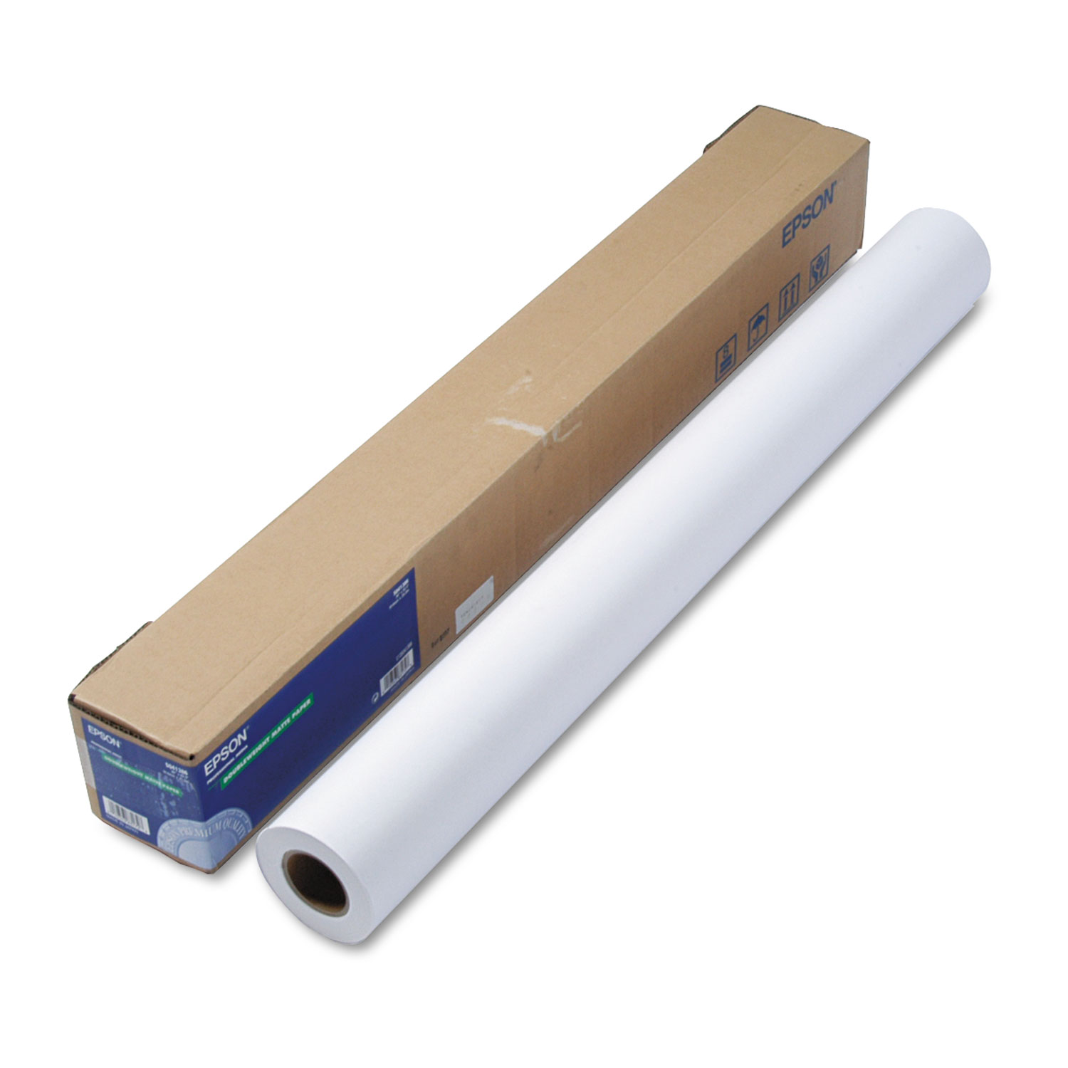 Non-Glare Matte-Finish Inkjet Paper, Double-Weight, 36 x 82ft Roll