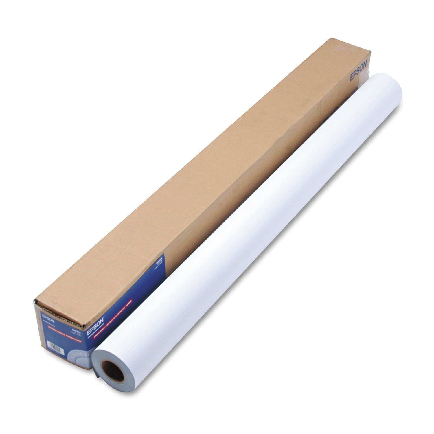 Enhanced Adhesive Synthetic Paper, 44 x 100 ft, White