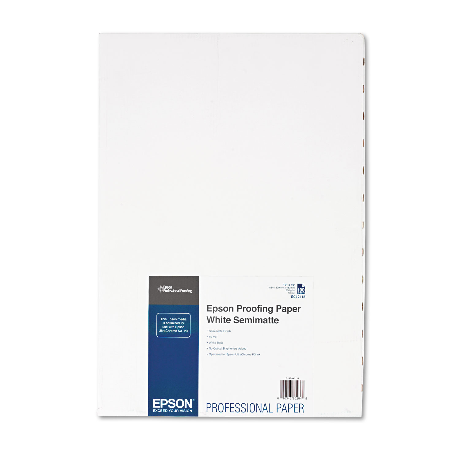 Commercial Proofing Paper, 6.5 mil, 13″ x 19″, White