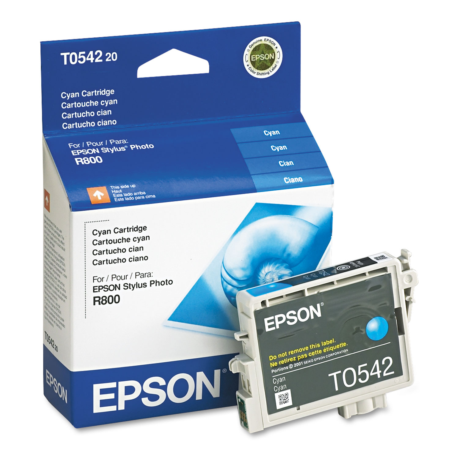  Epson T054220 T054220 (54) Ink, 400 Page-Yield, Cyan (EPST054220) 