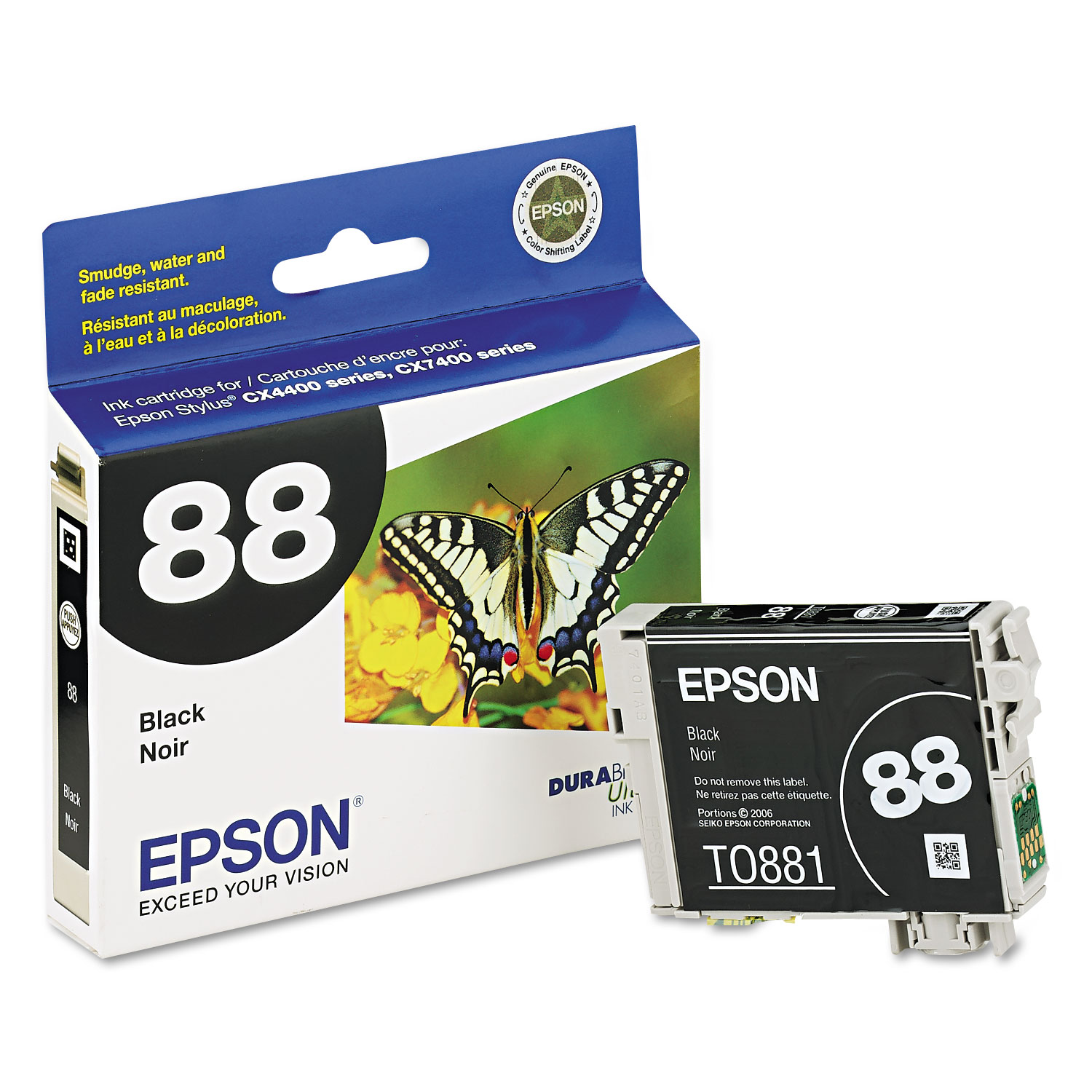  Epson T088120-S T088120S (88) Ink, Black (EPST088120S) 