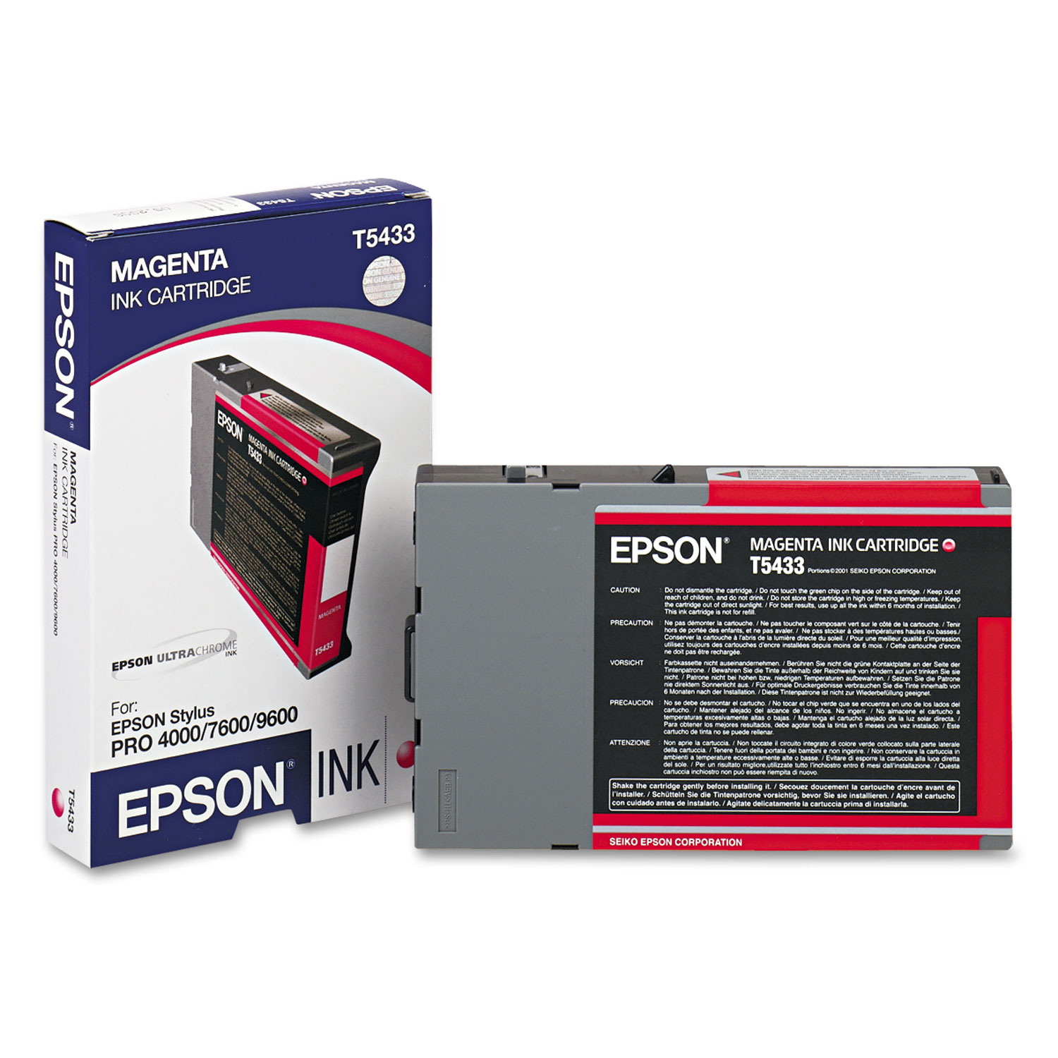  Epson T543300 T543300 (T5433) Ink, Magenta (EPST543300) 