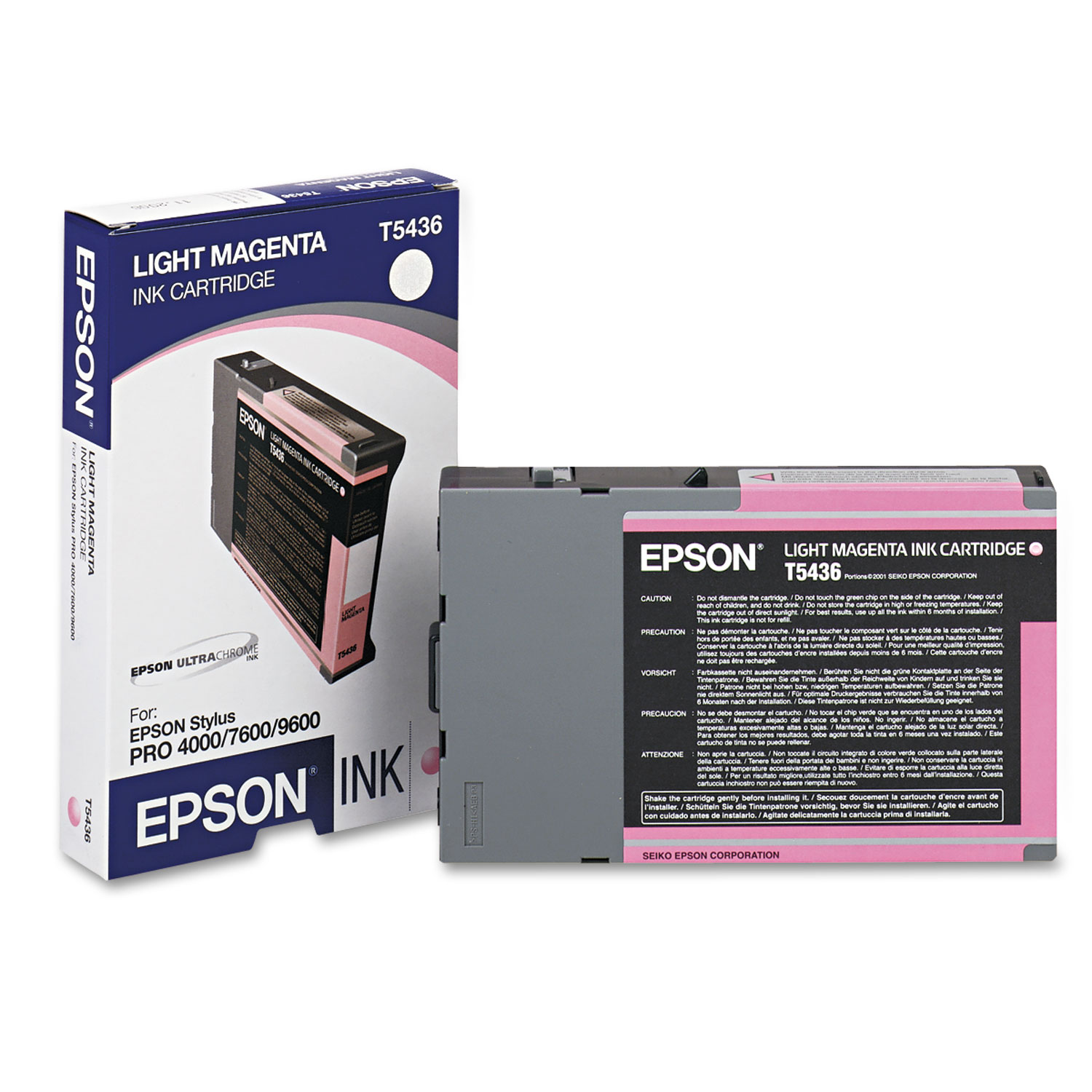  Epson T543600 T543600 (T5436) Ink, Light Magenta (EPST543600) 
