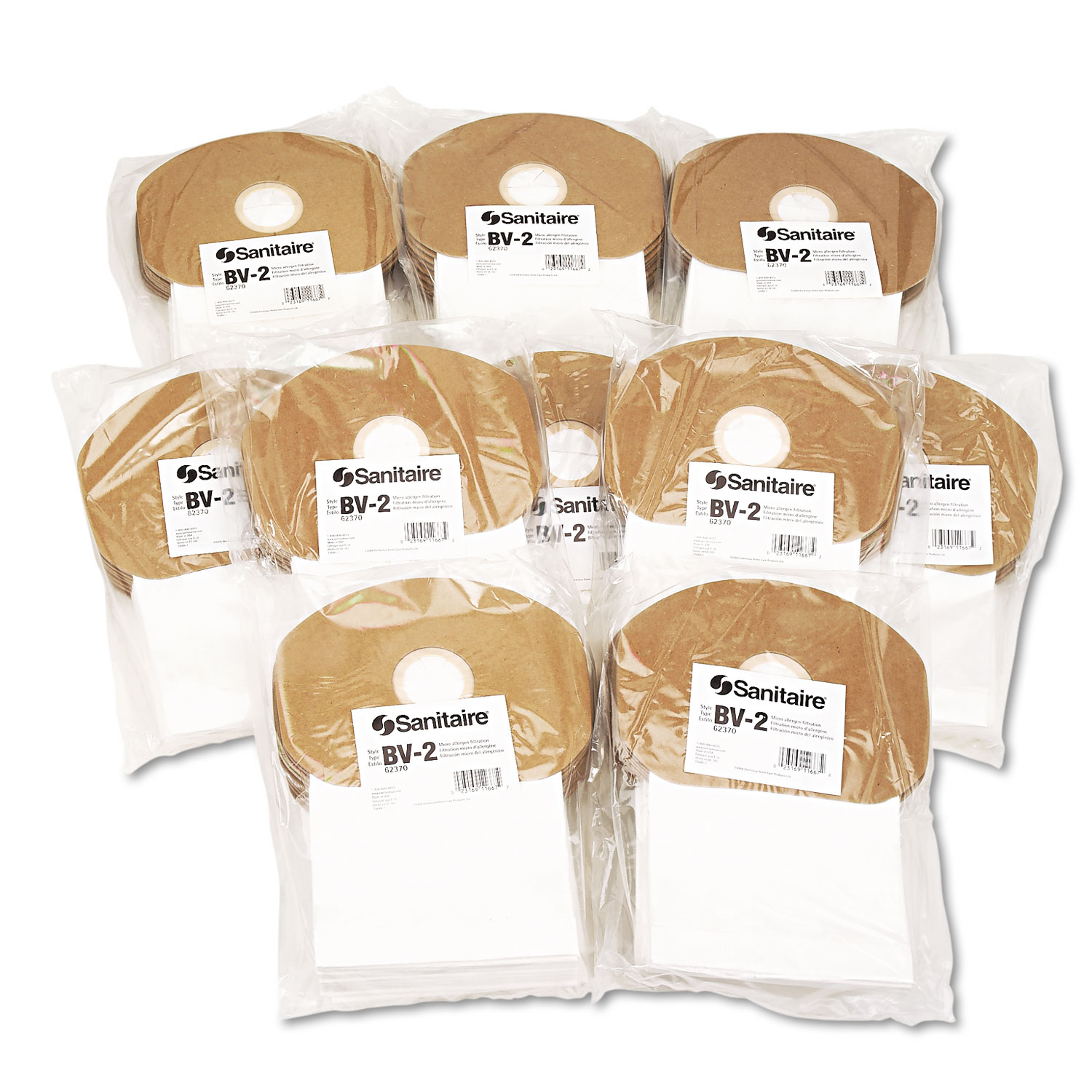Disposable Dust Bags for Sanitaire Commercial Backpack Vacuum, 10/PK, 10PK/CT