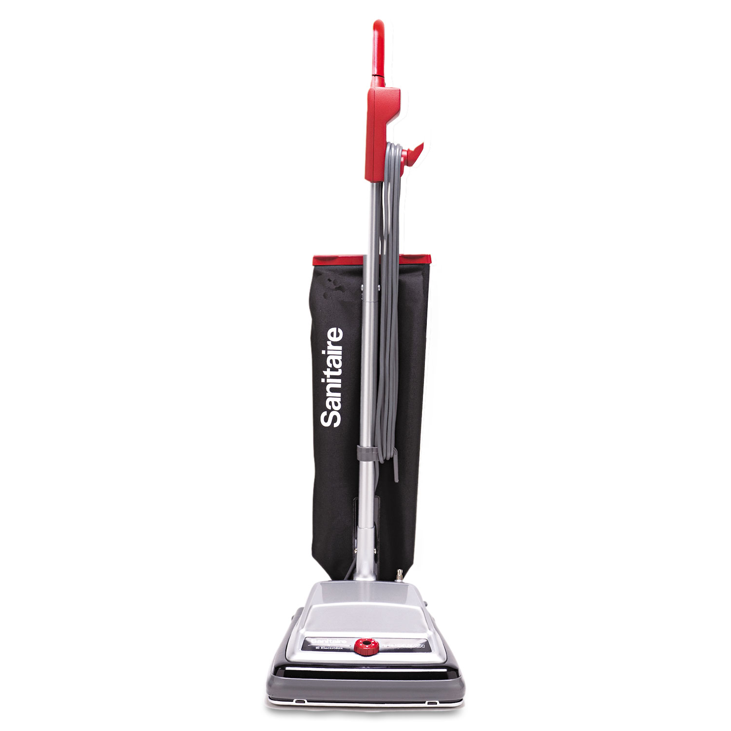  Sanitaire SC889B TRADITION QuietClean Upright Vacuum, 18 lb, Gray/Red/Black (EURSC889B) 