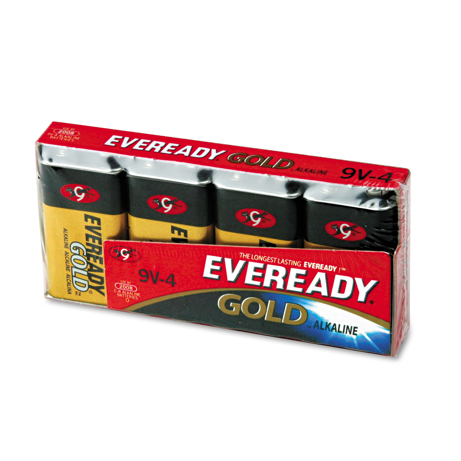  Eveready A522-4 Gold 9V Batteries, 4/Pack (EVEA5224) 