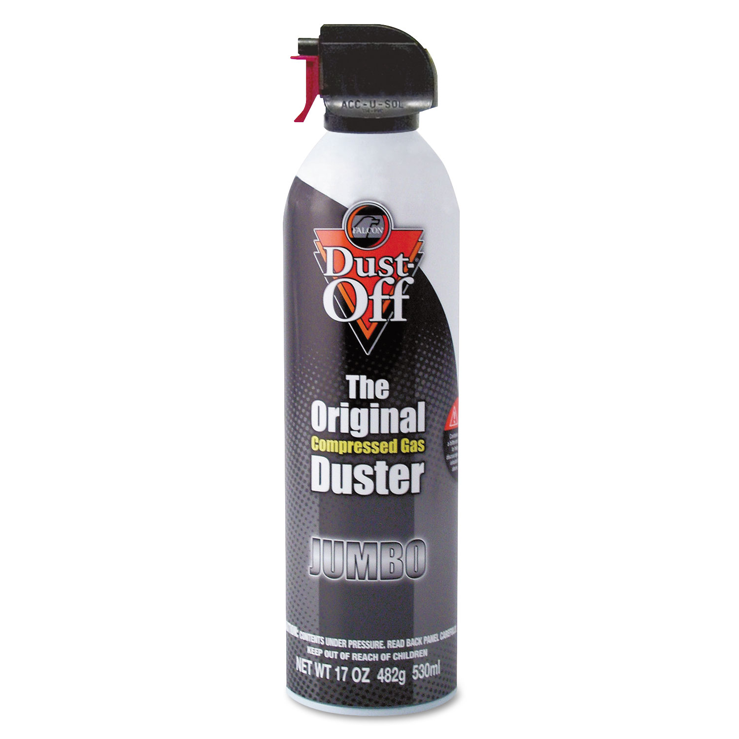 Disposable Compressed Air Duster, 17 oz Can