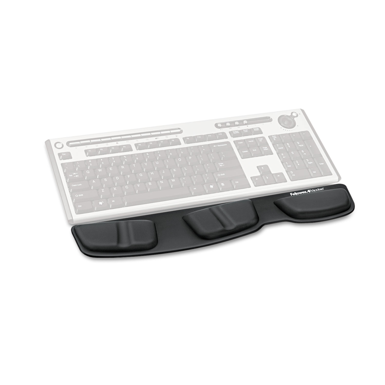 Professional Series Memory Foam Keyboard Palm Support, Black