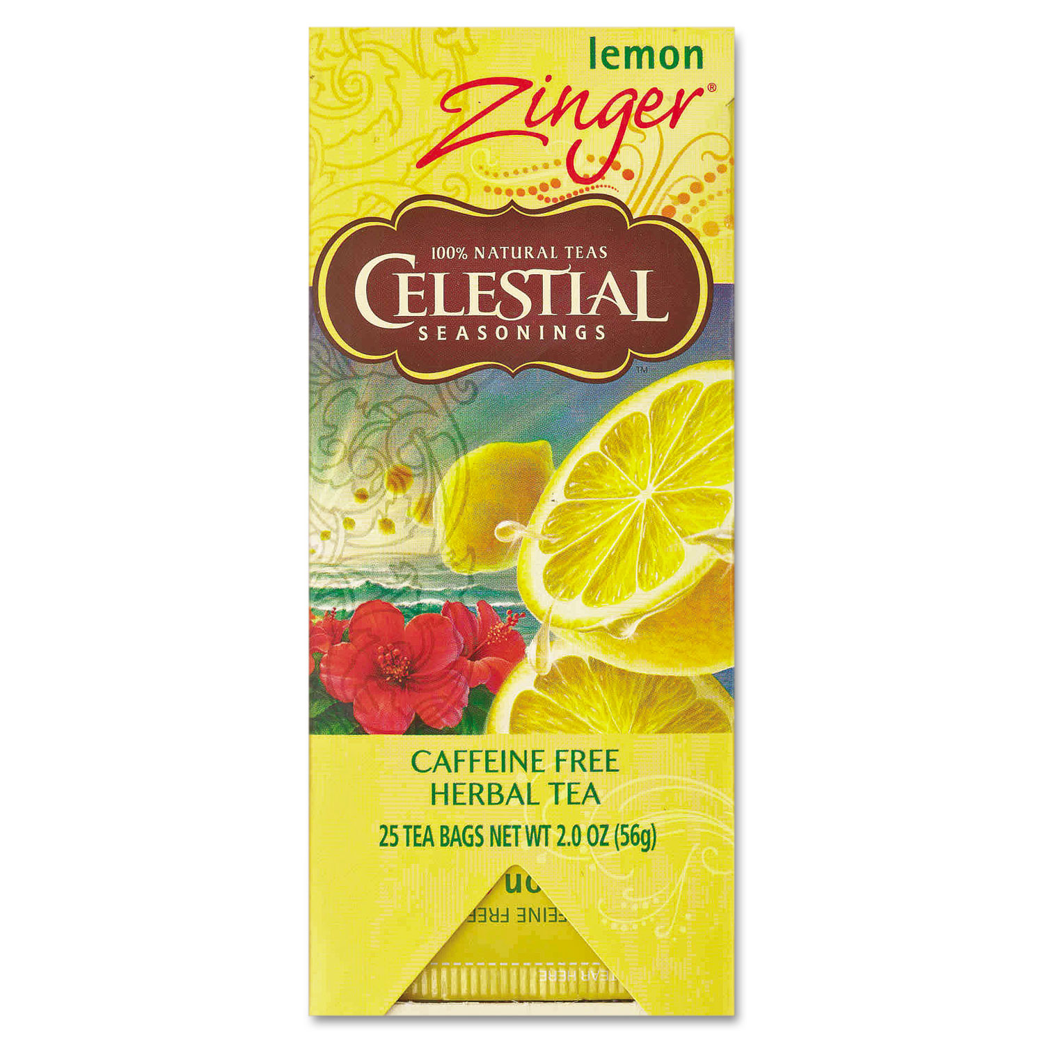  Celestial Seasonings ALT31010 Tea, Herbal Lemon Zinger, 25/Box (CST031010) 
