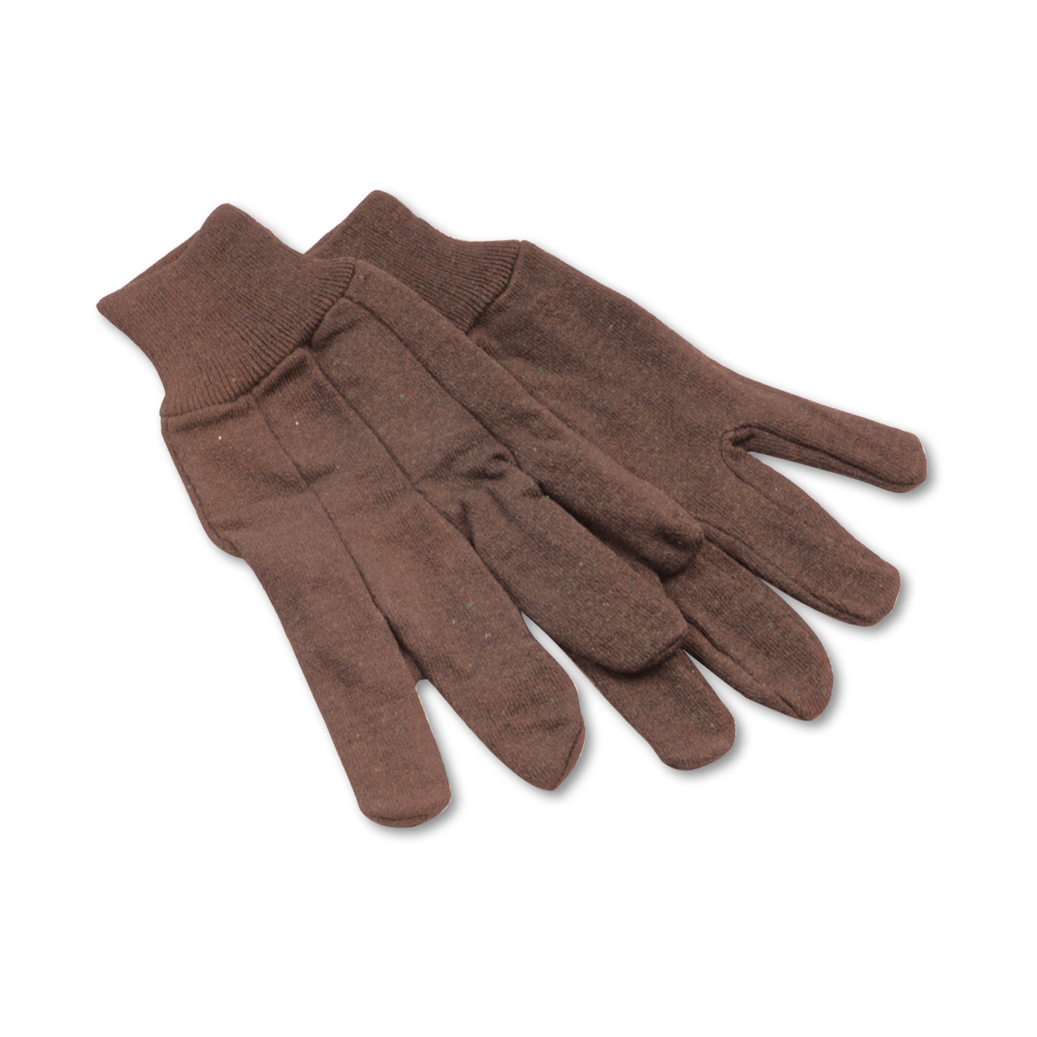  Boardwalk BWK9 Jersey Knit Wrist Clute Gloves, One Size Fits Most, Brown, 12 Pairs (BWK9) 